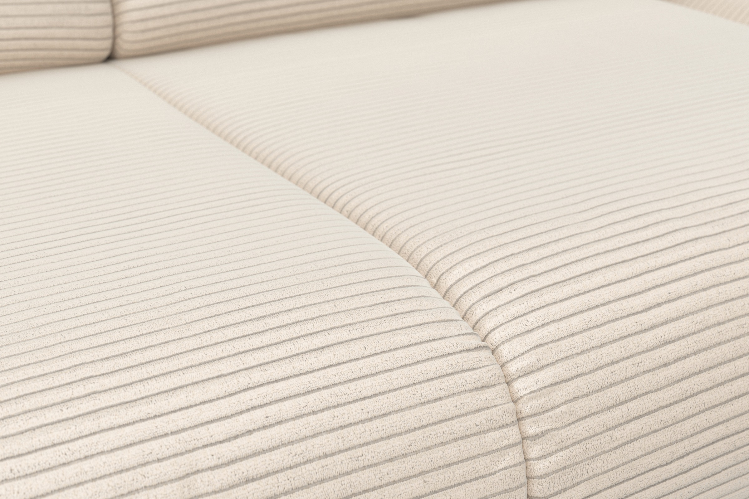 INOSIGN Wohnlandschaft »Coco U-Form«, Sitztiefen-, Arm- und Kopfteilverstellung, Cord-Bezug, Fußhöhe 15 cm