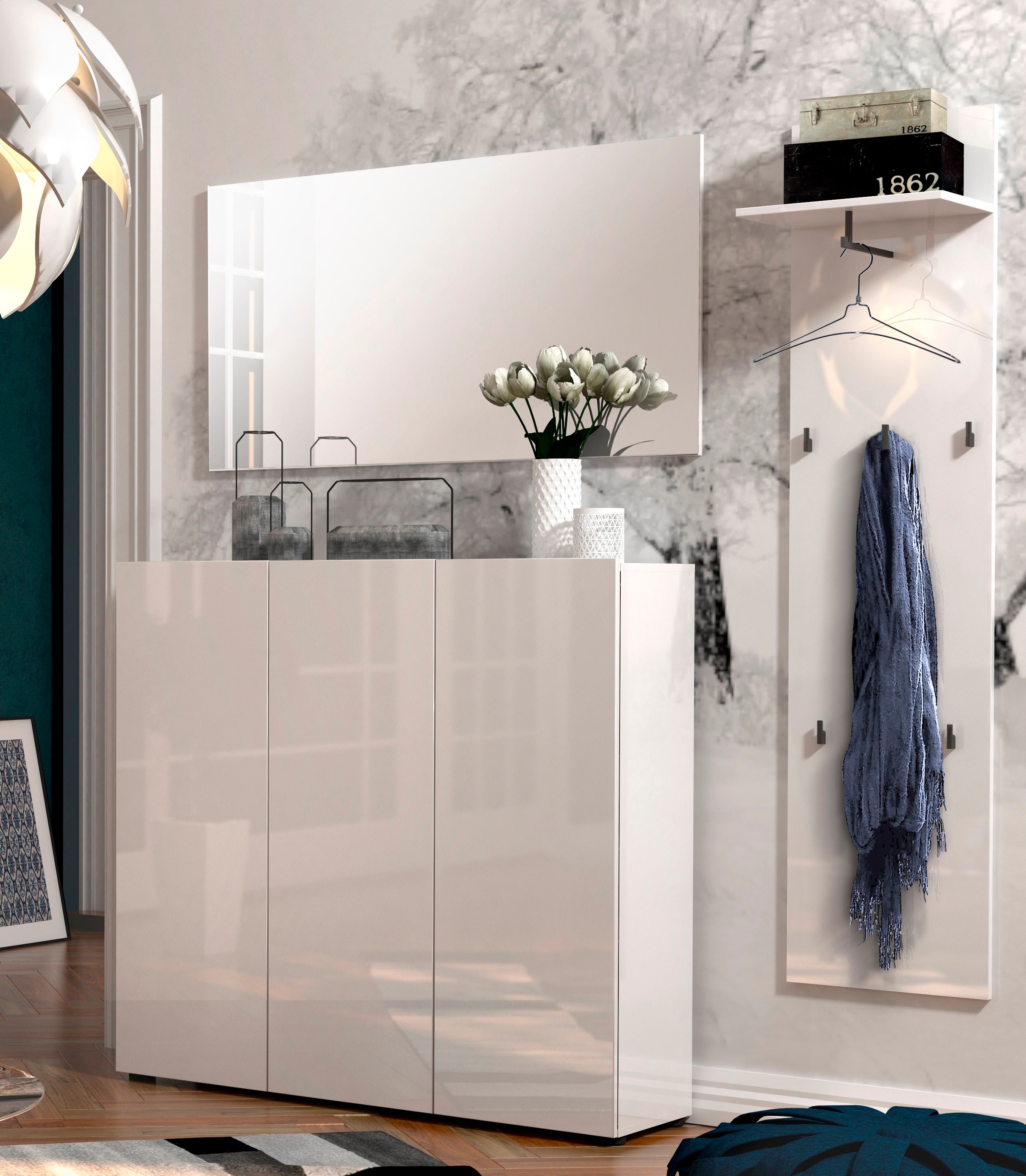 Thumbnail - Home affaire Garderobenspiegel "MISTER, Wandspiegel, Dielenspiegel, Flurspiegel" Breite 120 cm - Höhe 65 cm, Made in Ita...