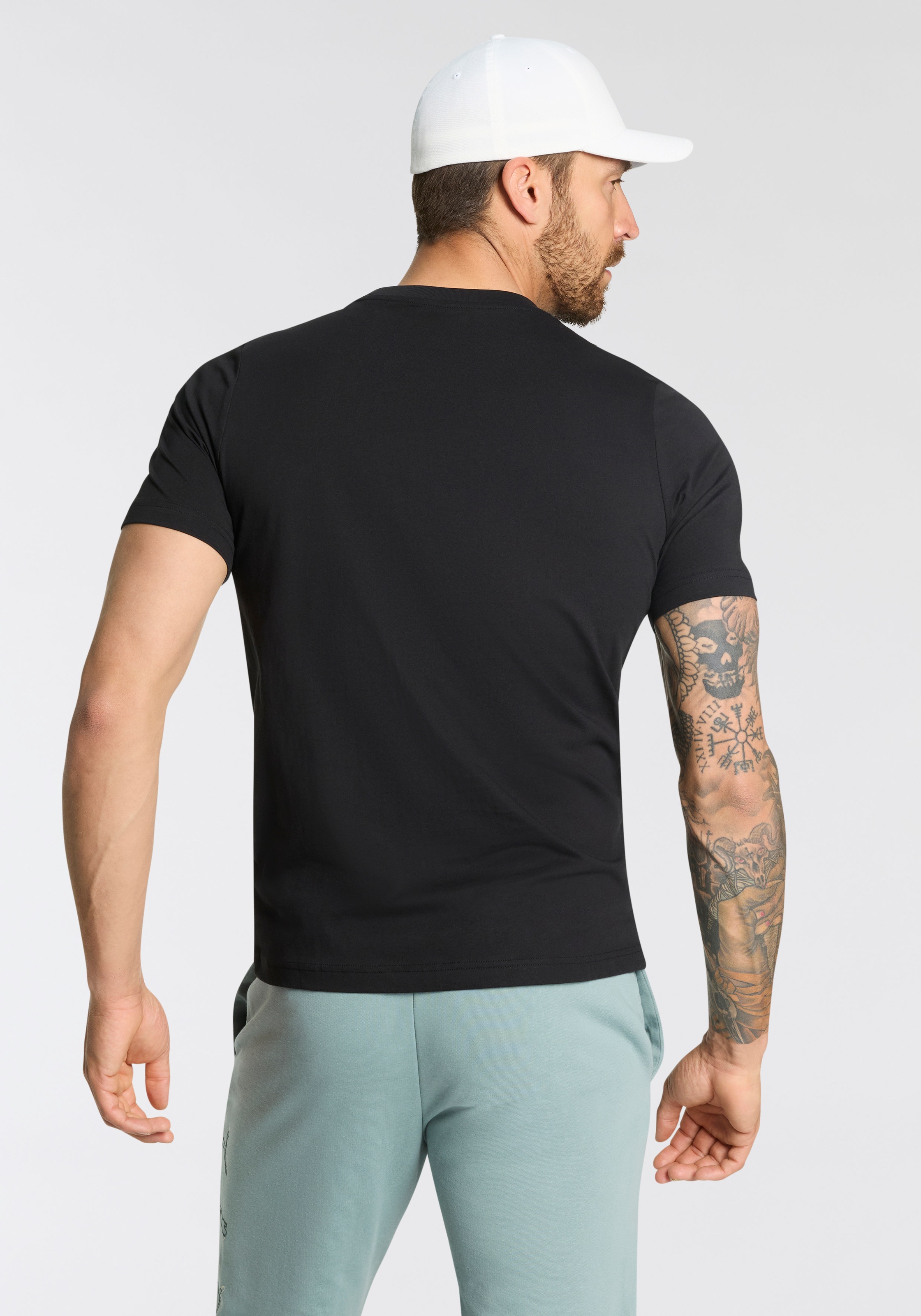 PUMA T-Shirt "ESS LOGO TEE MULTIPACK M" 2 Stk. Regular Fit, sportlicher Sti günstig online kaufen