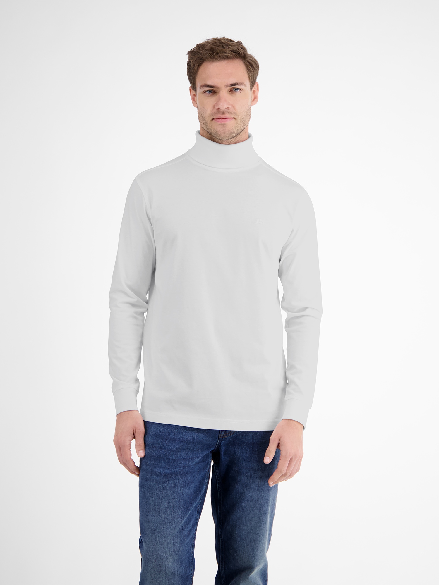 LERROS Sweatshirt "LERROS Rollkragenshirt aus weicher Baumwolle" günstig online kaufen