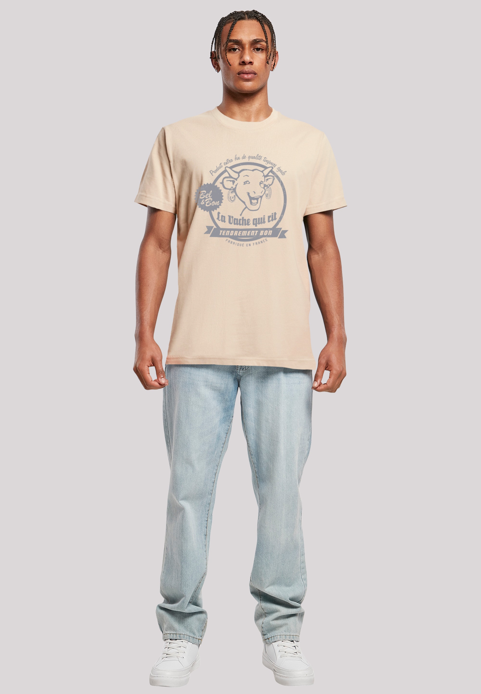 F4NT4STIC T-Shirt »The Laughing Cow Produit Extra Fin«, Premium Qualität
