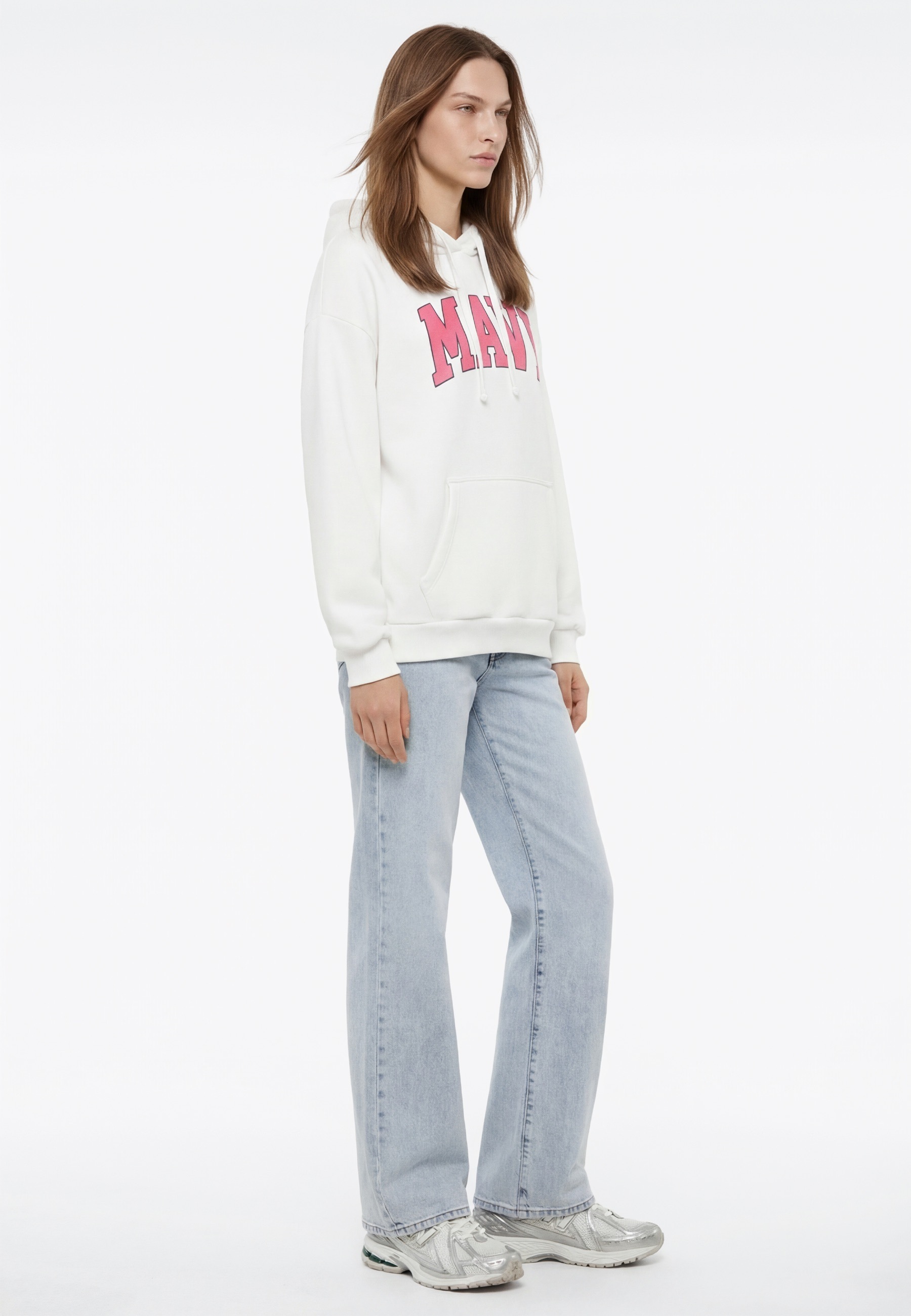 Mavi Kapuzenpullover "MAVI LOGO HOODED SWEATSHIRT" Logo Sweatshirt günstig online kaufen