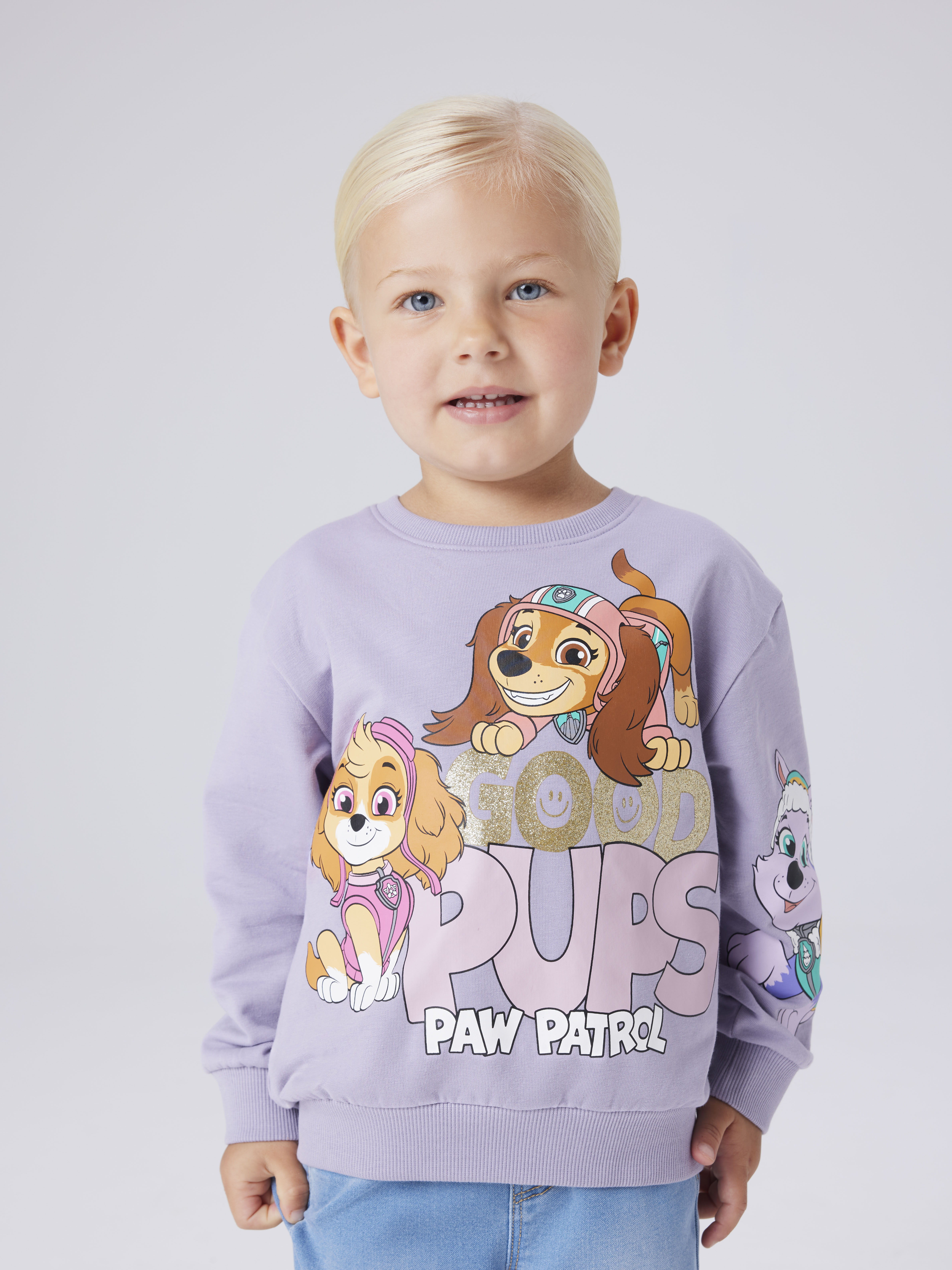 Name It Sweatshirt "NMFJARA PAW NREG SWEAT BRU NOOS CPLG"
