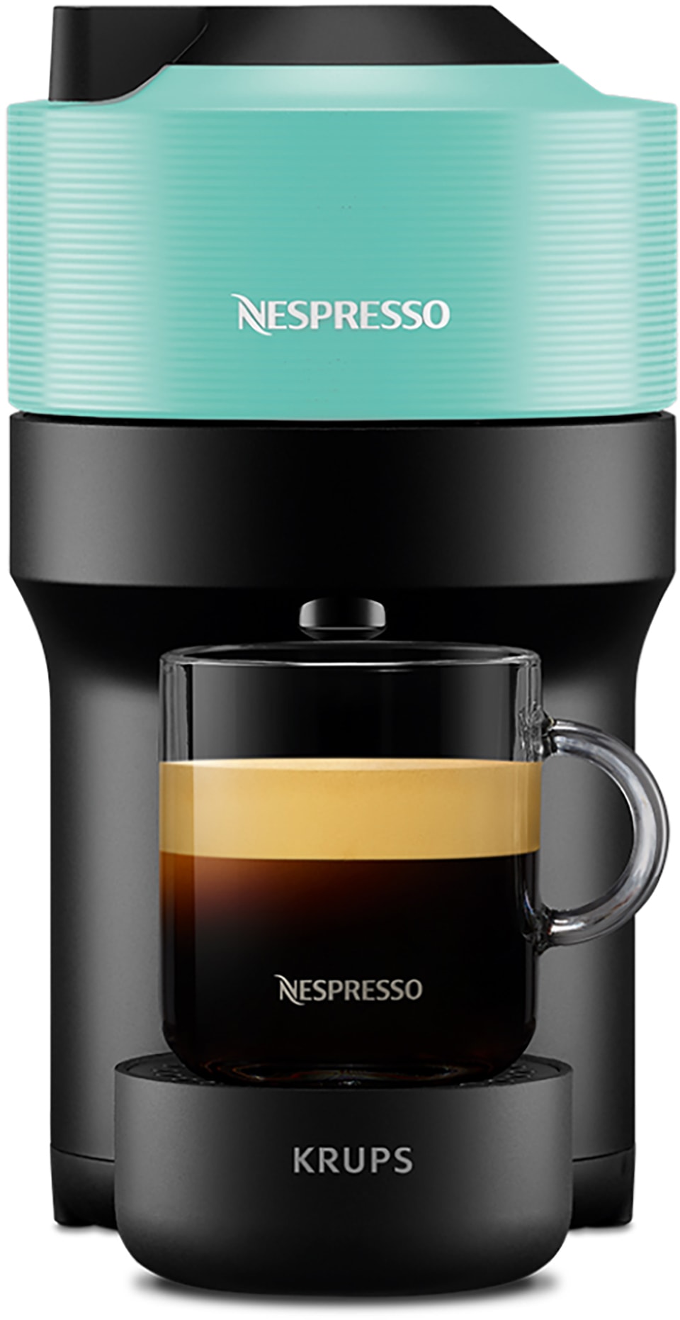 Nespresso Kapselmaschine »Vertuo Pop XN9204 von Krups«, 560 ml Kapazität, aut. Kapselerkennung, One-Touch, 4 Tassengrößen