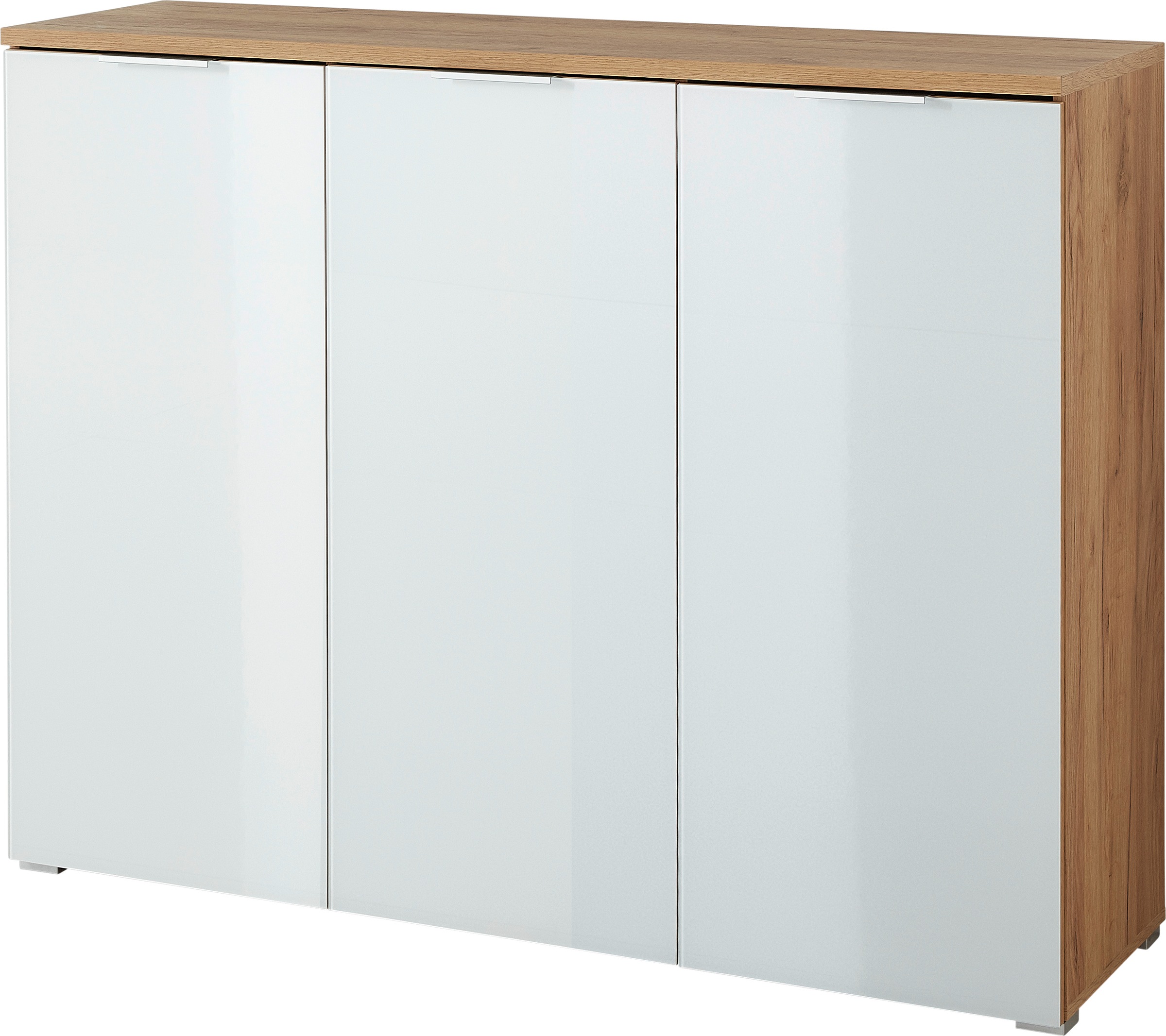 GERMANIA Schuhschrank "Telde" Breite 134cm, Soft-close, verstellbare Böden, ES-Glas, Made in Germany