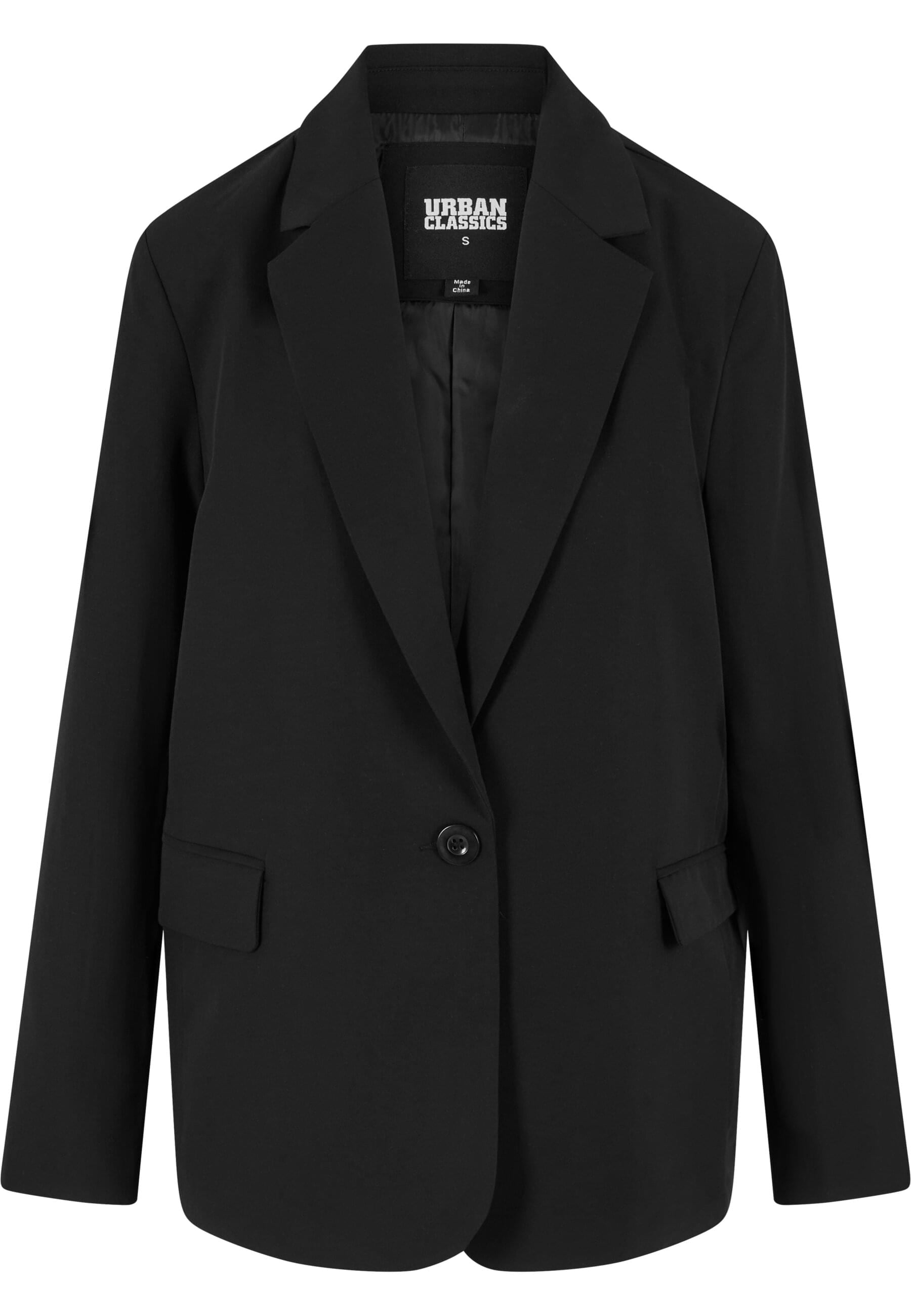 URBAN CLASSICS Allwetterjacke "Urban Classics Damen Ladies Basic Blazer" 1 günstig online kaufen