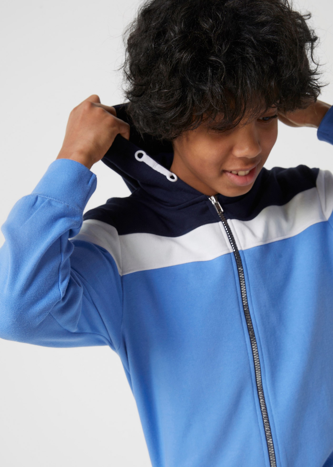 bonprix Kapuzensweatjacke 1 mit Kapuze, für Frühling und Sommer, Langarm