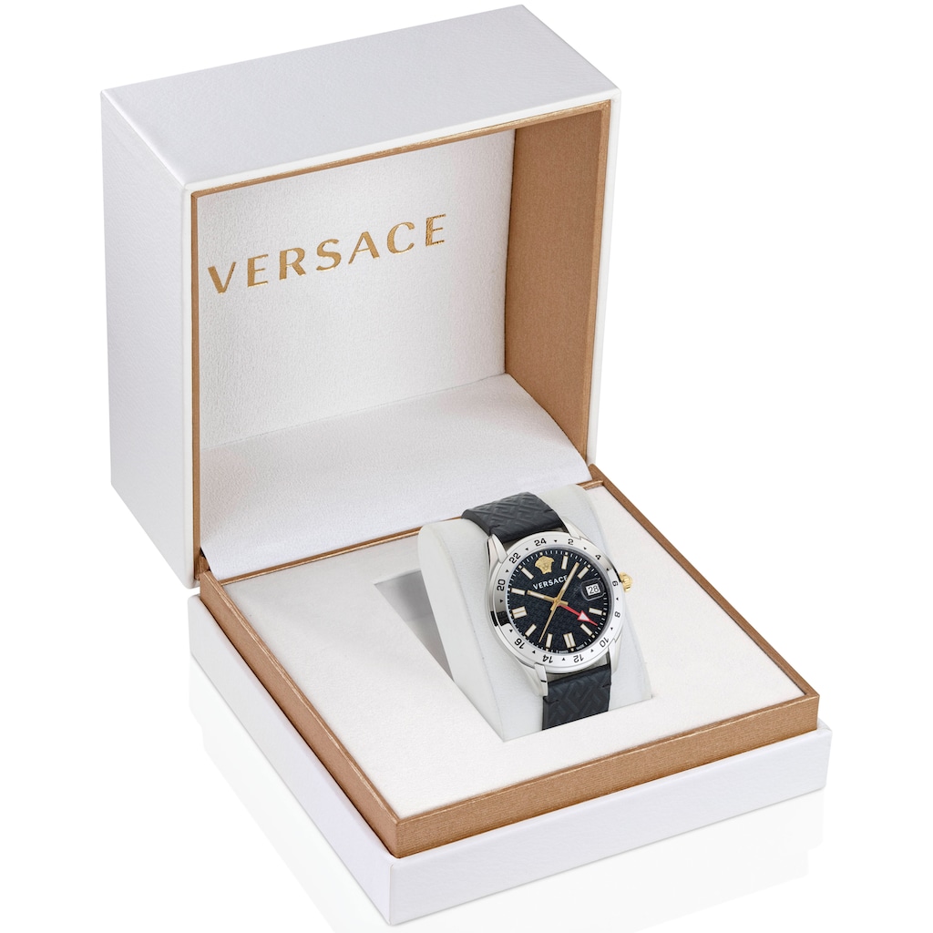 Versace Quarzuhr »GRECA TIME GMT, VE7C00123«