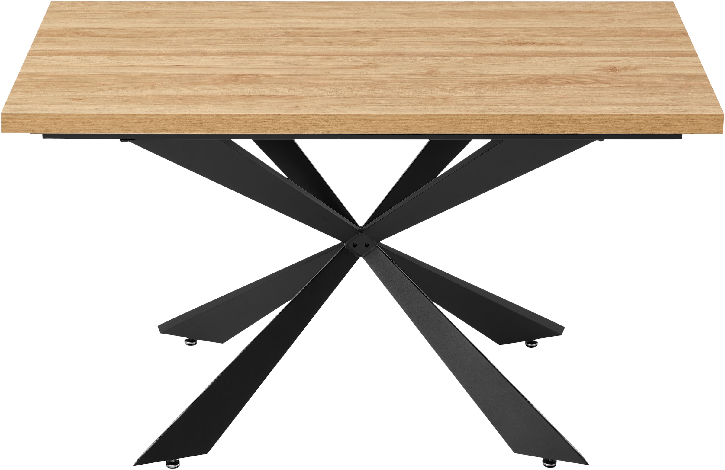 OTTO home Esstisch "Cusey" Melaminbeschichtung mit naturgetreuer Holzmaseru günstig online kaufen