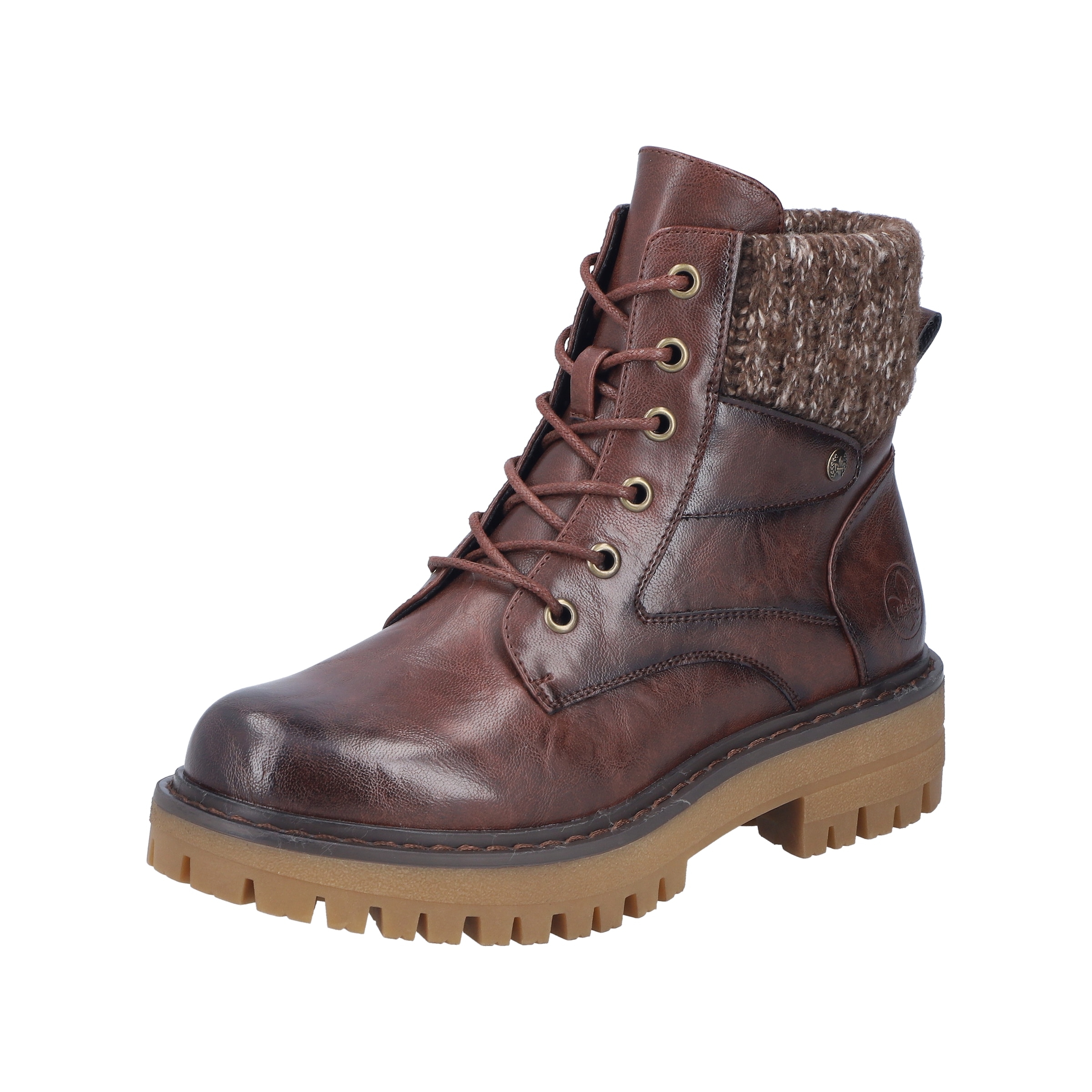 Rieker Winterboots  Schnürboots, Schnürstiefelette in Used-Optik