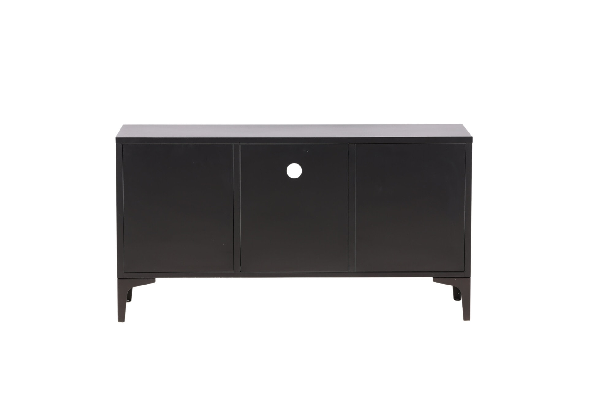 Venture Home TV-Board »Piring, TV-Board aus Stahl, Industrial, Breite 120 cm« TV-Möbel, Pulverbeschichtung, Türen, offene Fächer, modern