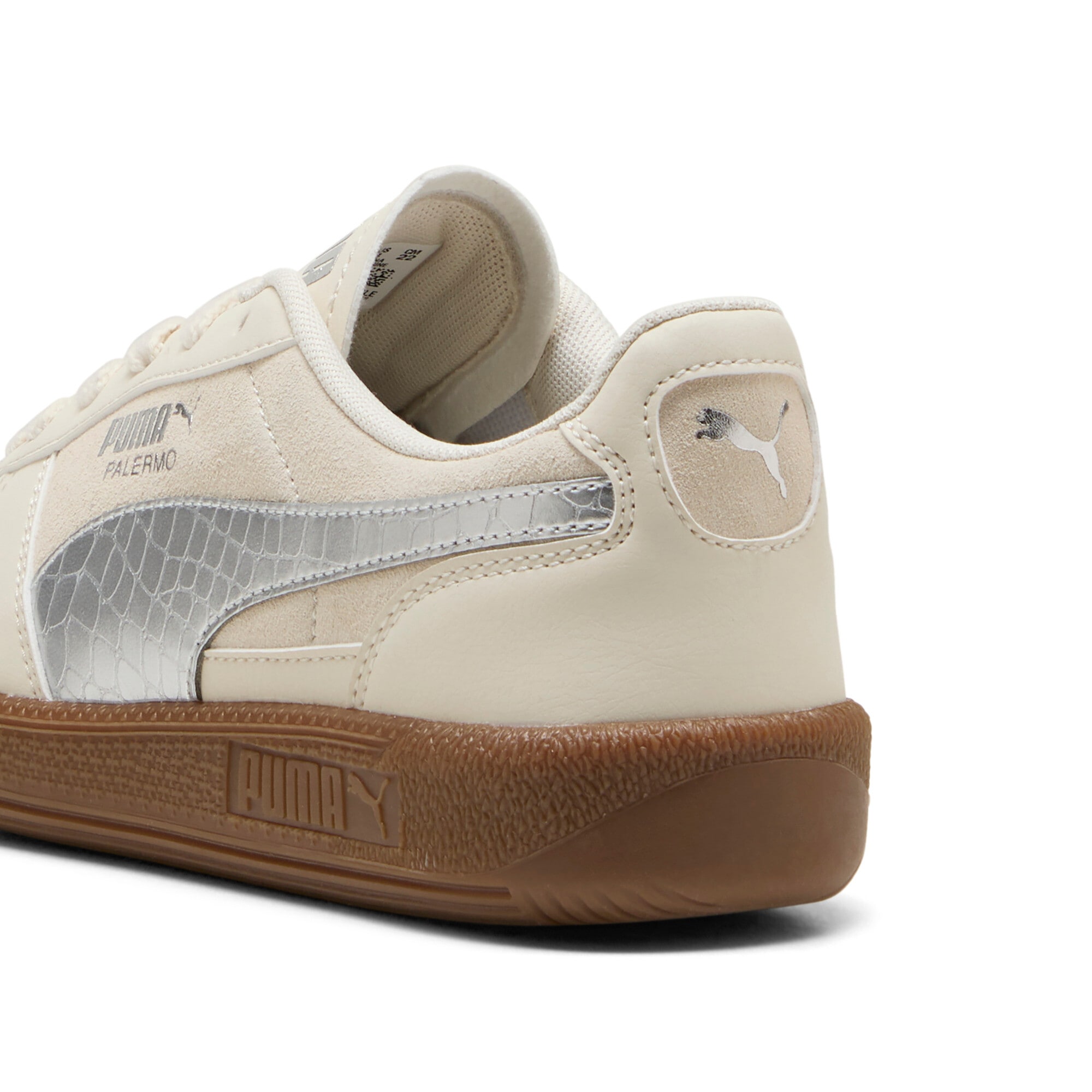 PUMA Sneaker »PALERMO METALLIC SAFARI JR«  mit Schnürung, atmungsaktives Textil-Innenmaterial