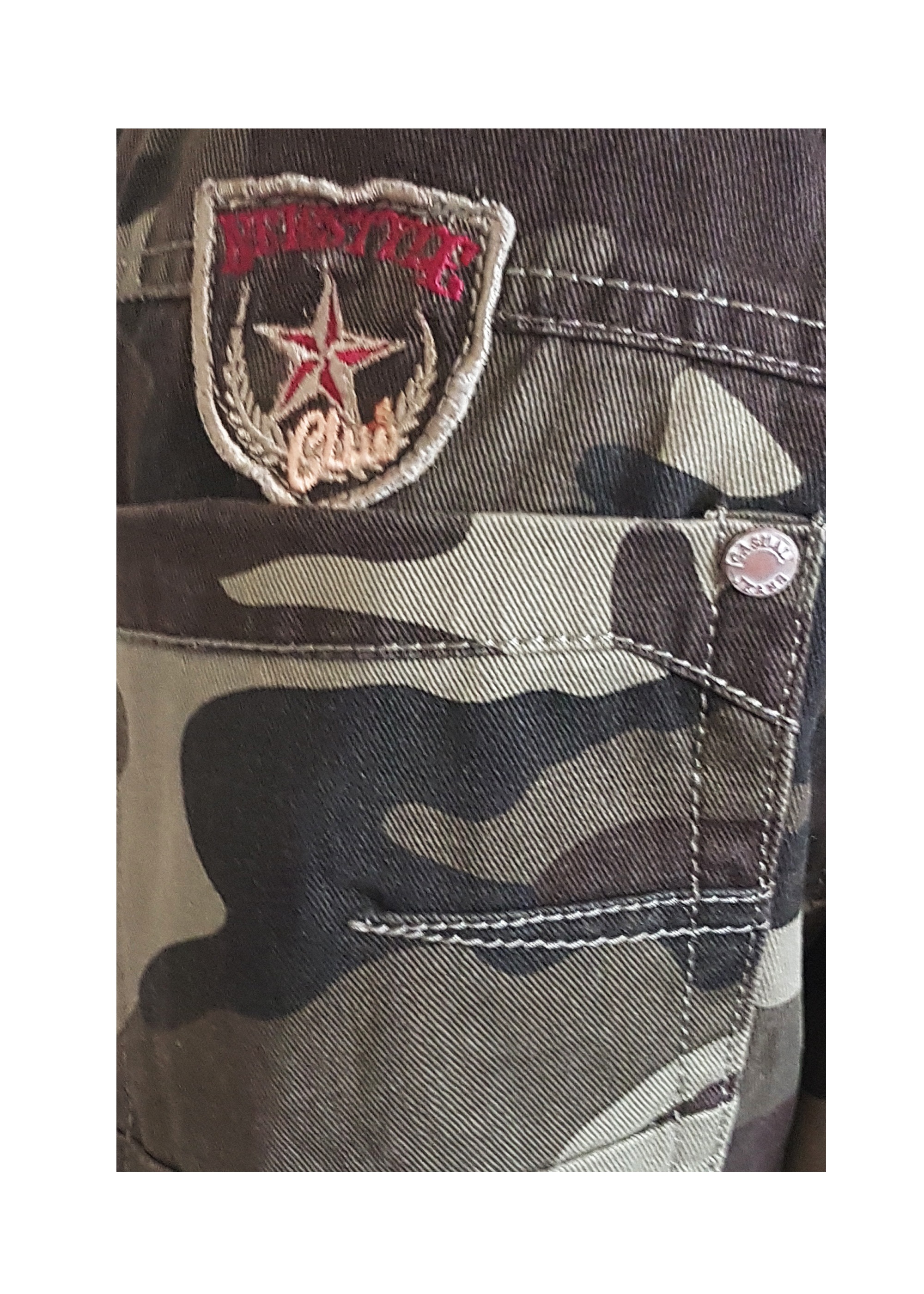 Family Trends Stoffhose, im Military-Look
