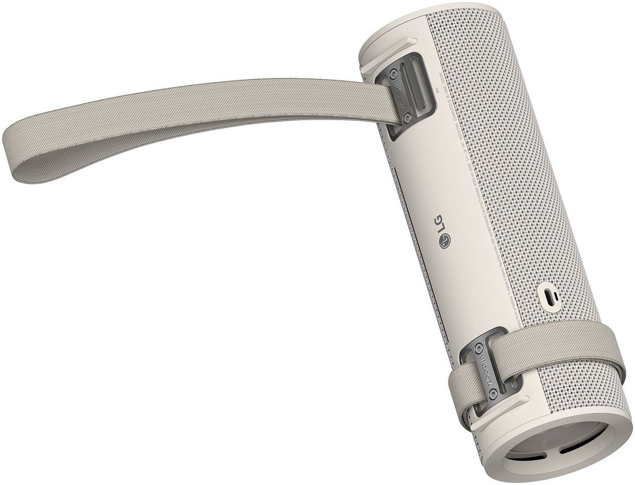 LG Bluetooth-Speaker »xboom GRAB« 1.1 (Bluetooth Apple Siri | Beleuchtungseffekte | EQ Modi | Extra Bass | Google Assistant | Lautstärkeanpassung | Multipoint Anbindung | Wireless Party Connect 30 W)