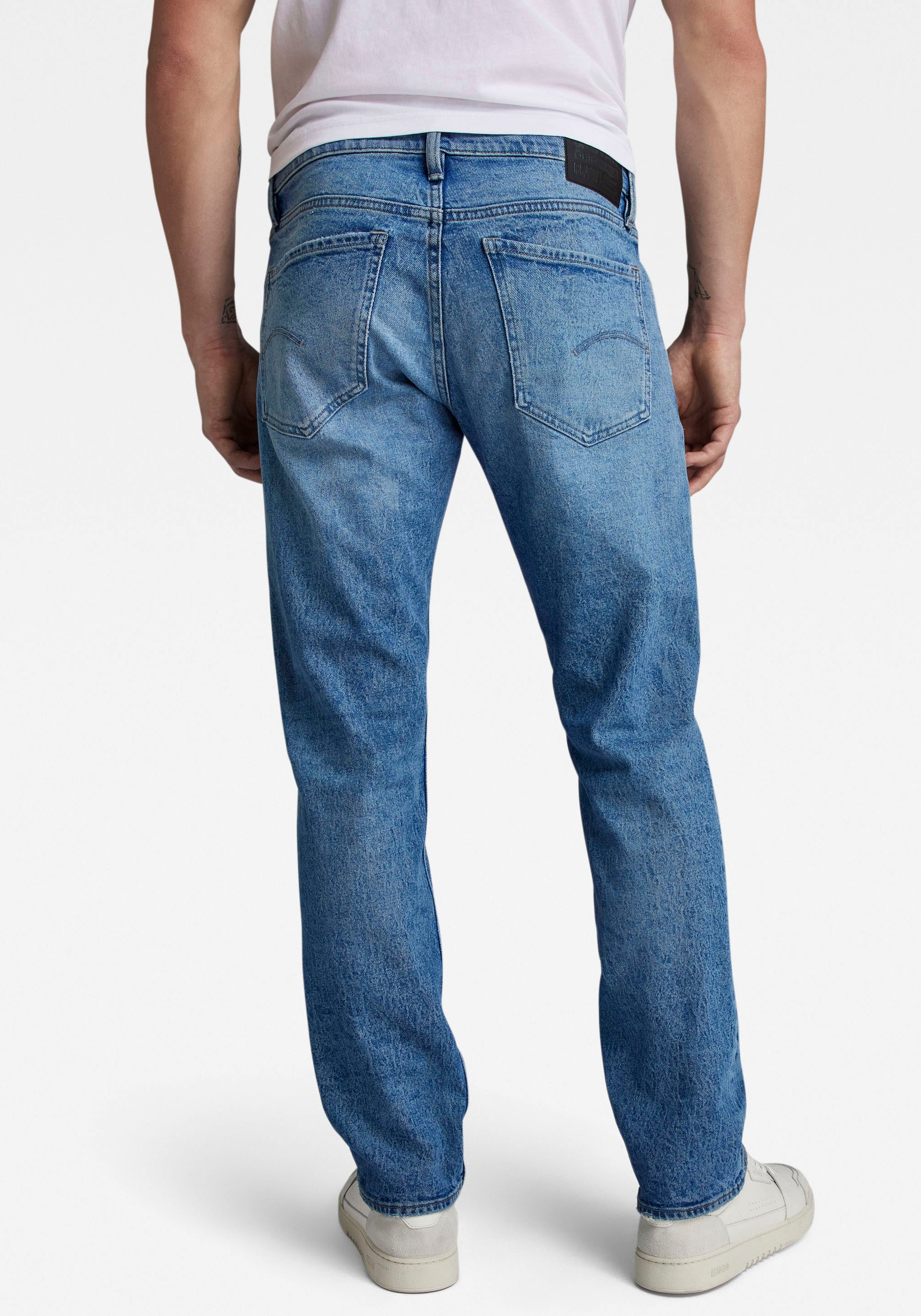 G-STAR Straight-Jeans "Mosa Straight", mit hellen Nähten günstig online kaufen