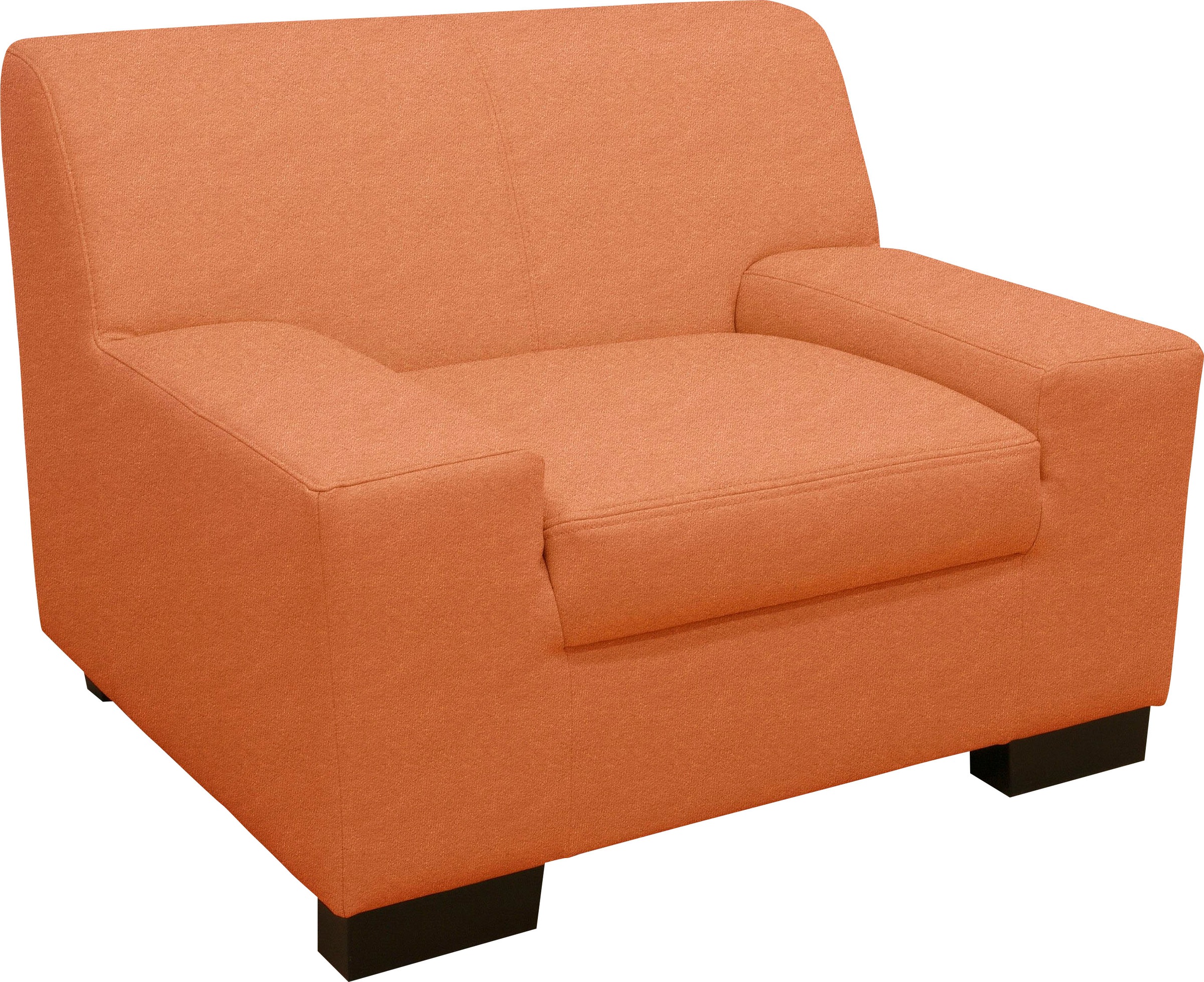 DOMO collection Sessel "Norma kubisch und zeitlos, komfortabel, flache Arml günstig online kaufen