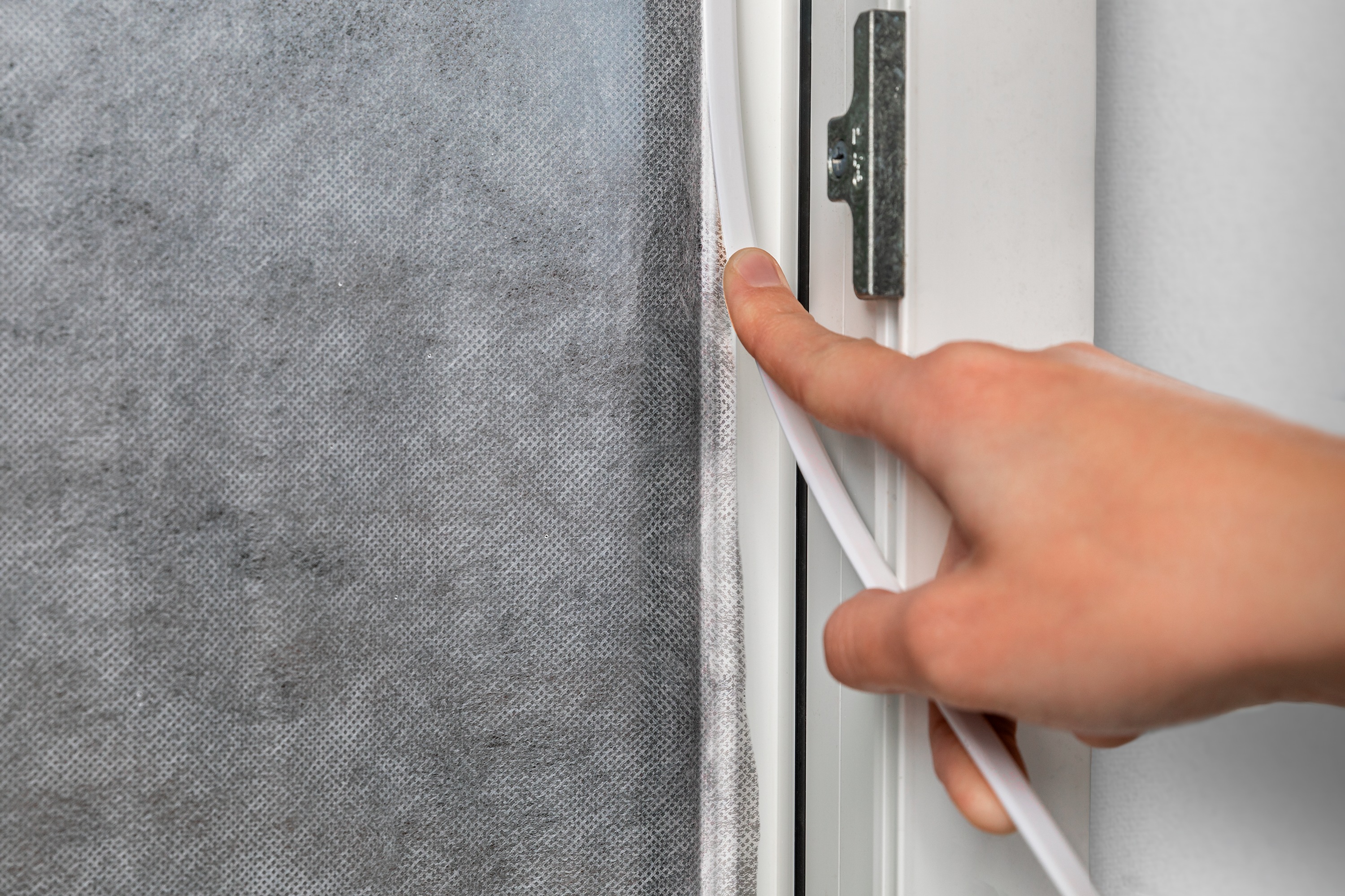 Thumbnail - SCHELLENBERG Fliegengitter-Gewebe "3er Set Pollenschutzvlies Austauschset" Packung, 1 Stk. tlg. für Fliegengitter Fenste...