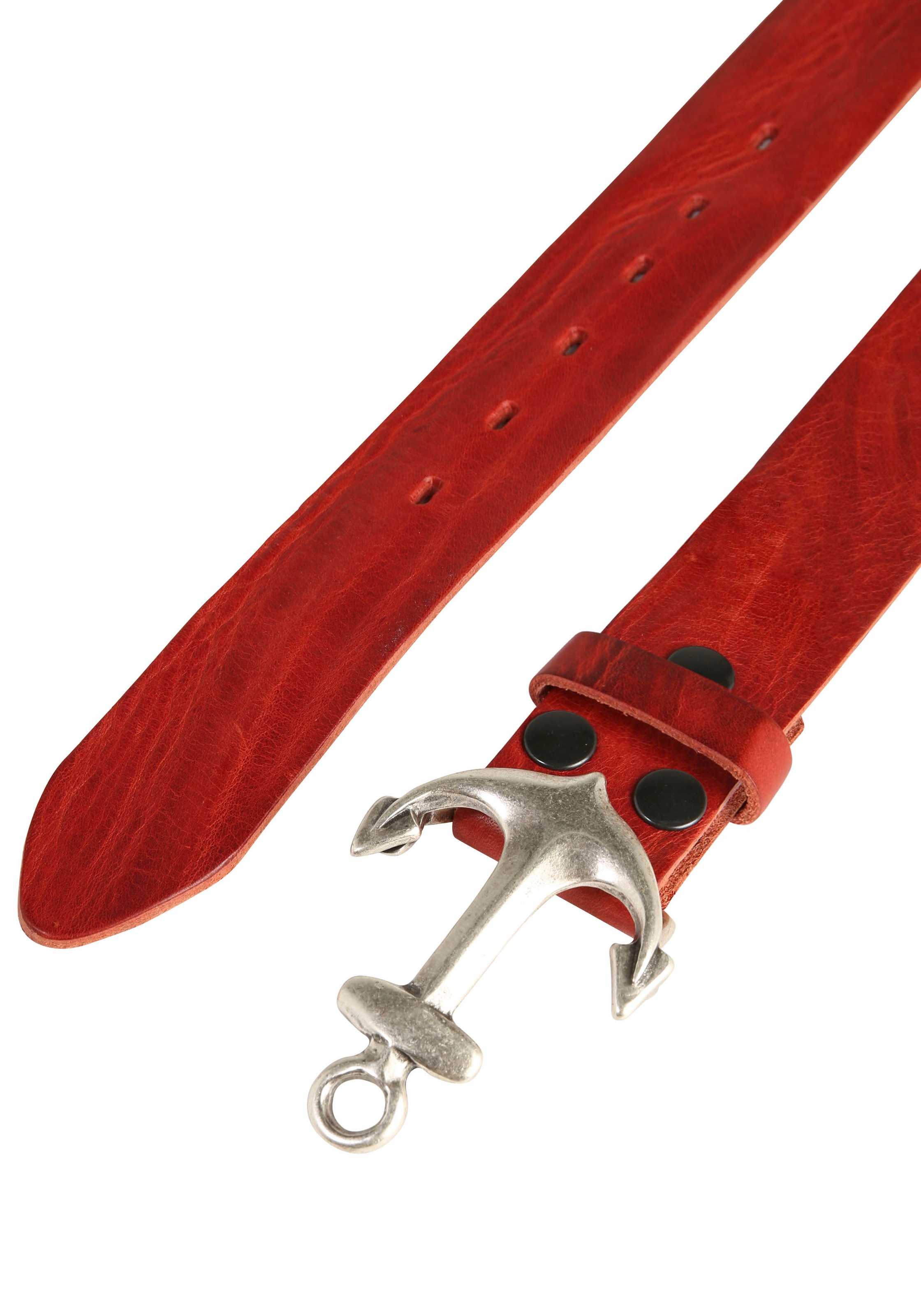 Rettungsring Gürtel Ledergürtel mit austauschbarer Schließe "Anker SO19" günstig online kaufen