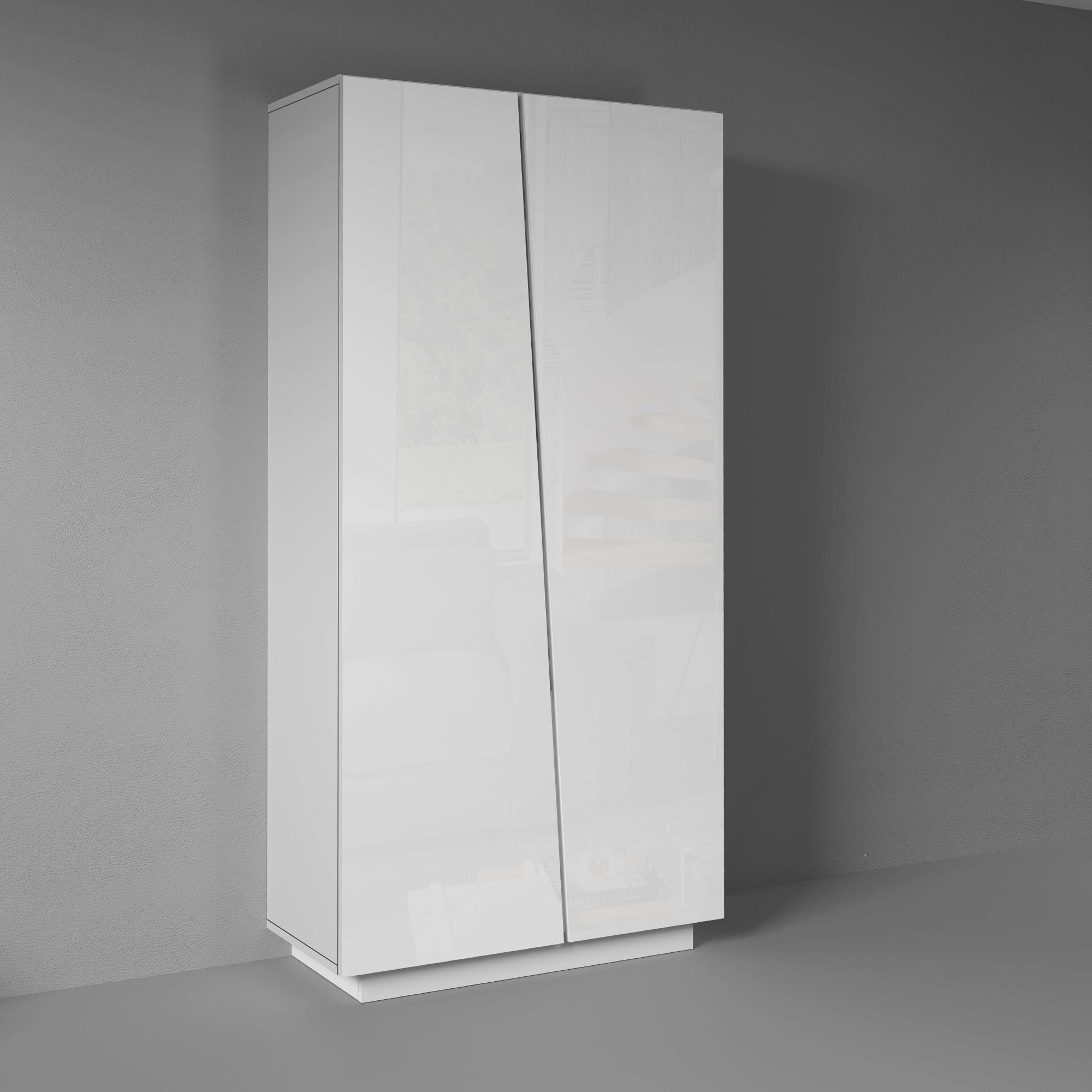 INOSIGN Aktenschrank »Vega, Mehrzweckschrank, Büroschrank, mit 2 Türen«, & verstellbaren Einlegeböden, Höhe 86 oder 166 cm, Made in Italy