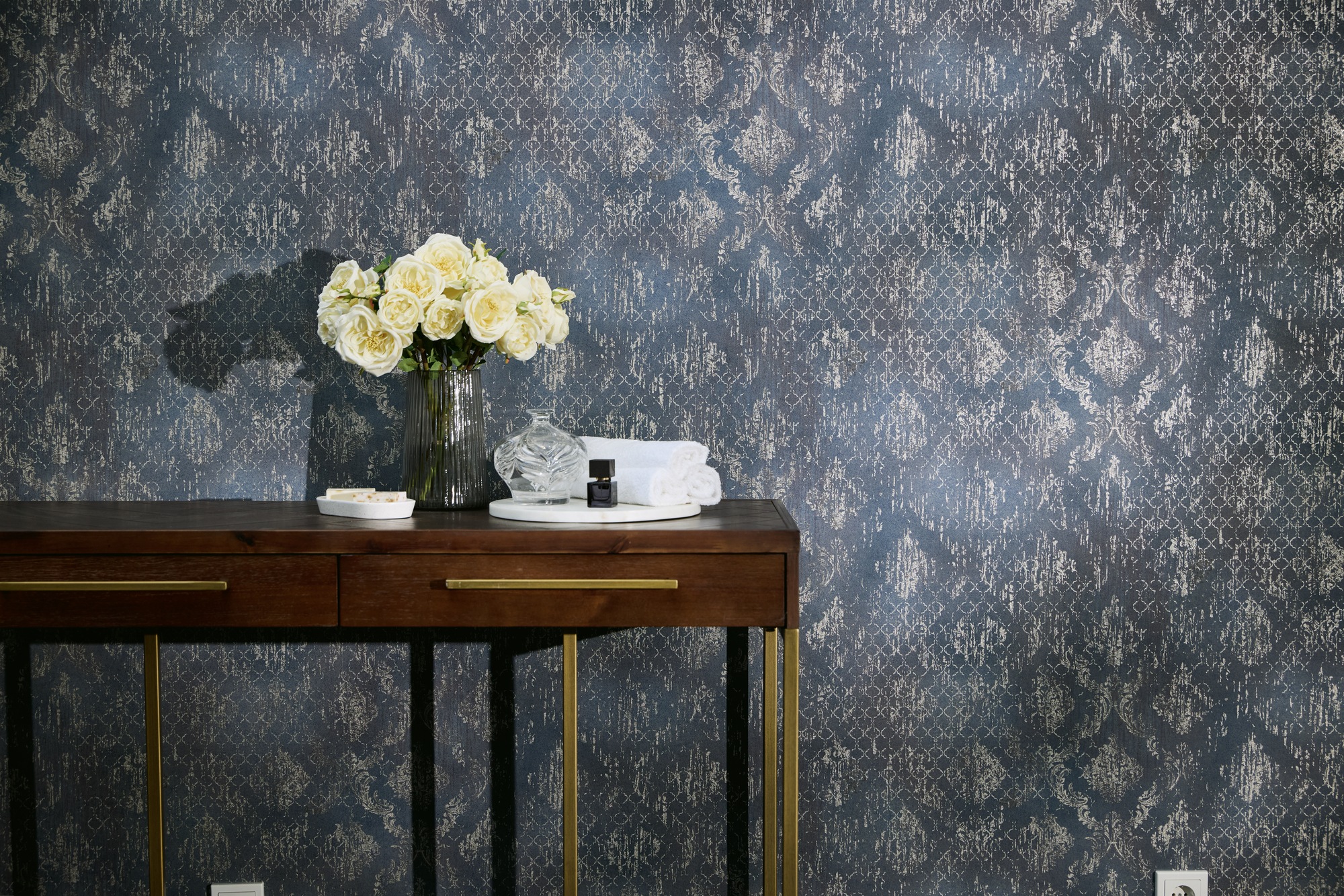 living walls Vliestapete »Ornamenttapete diverse Farben strukturiert vintage« Barock strukturiert