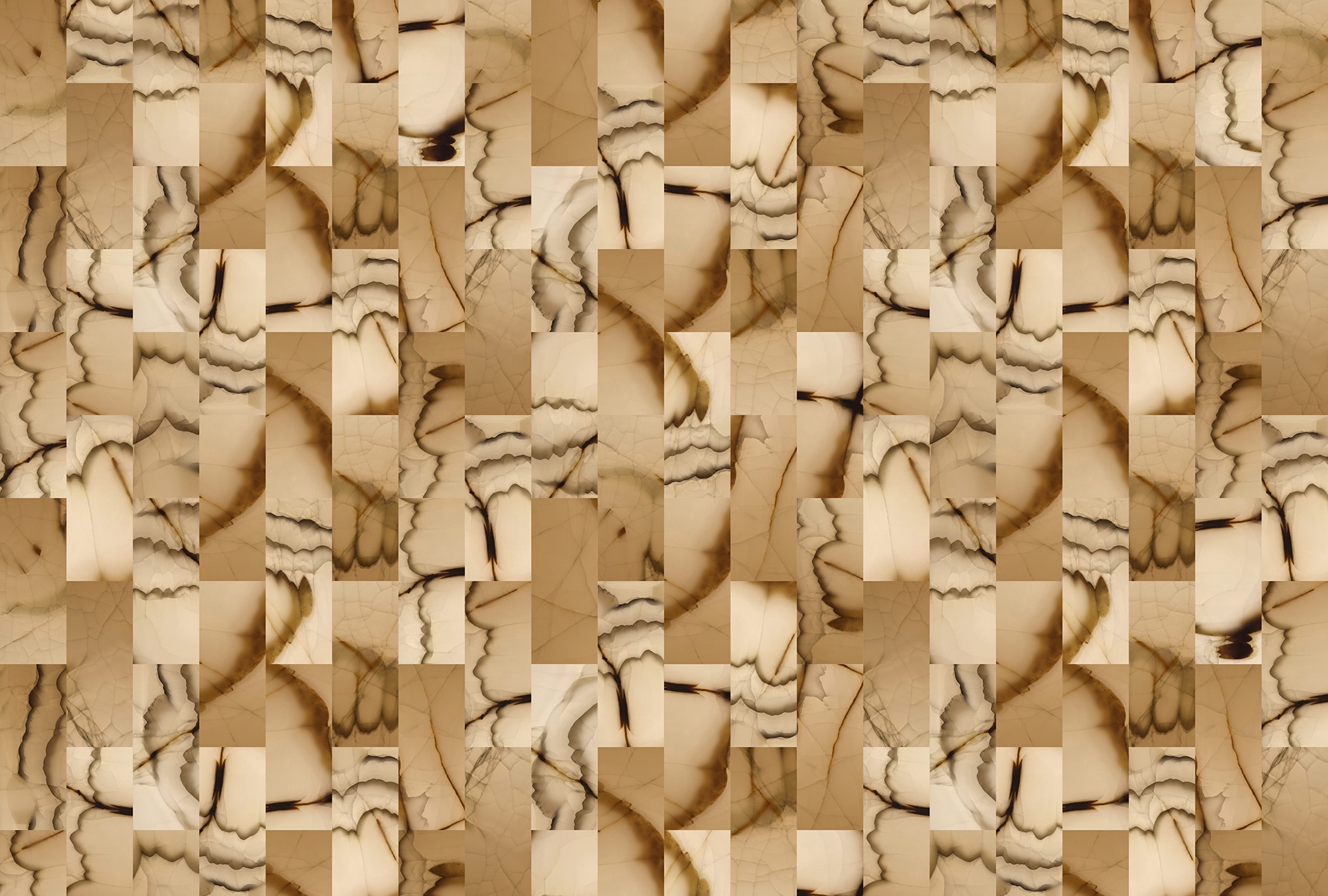 living walls Fototapete "Walls by Patel Cut Stone 1" glatt Vlies, Wand, Schräge