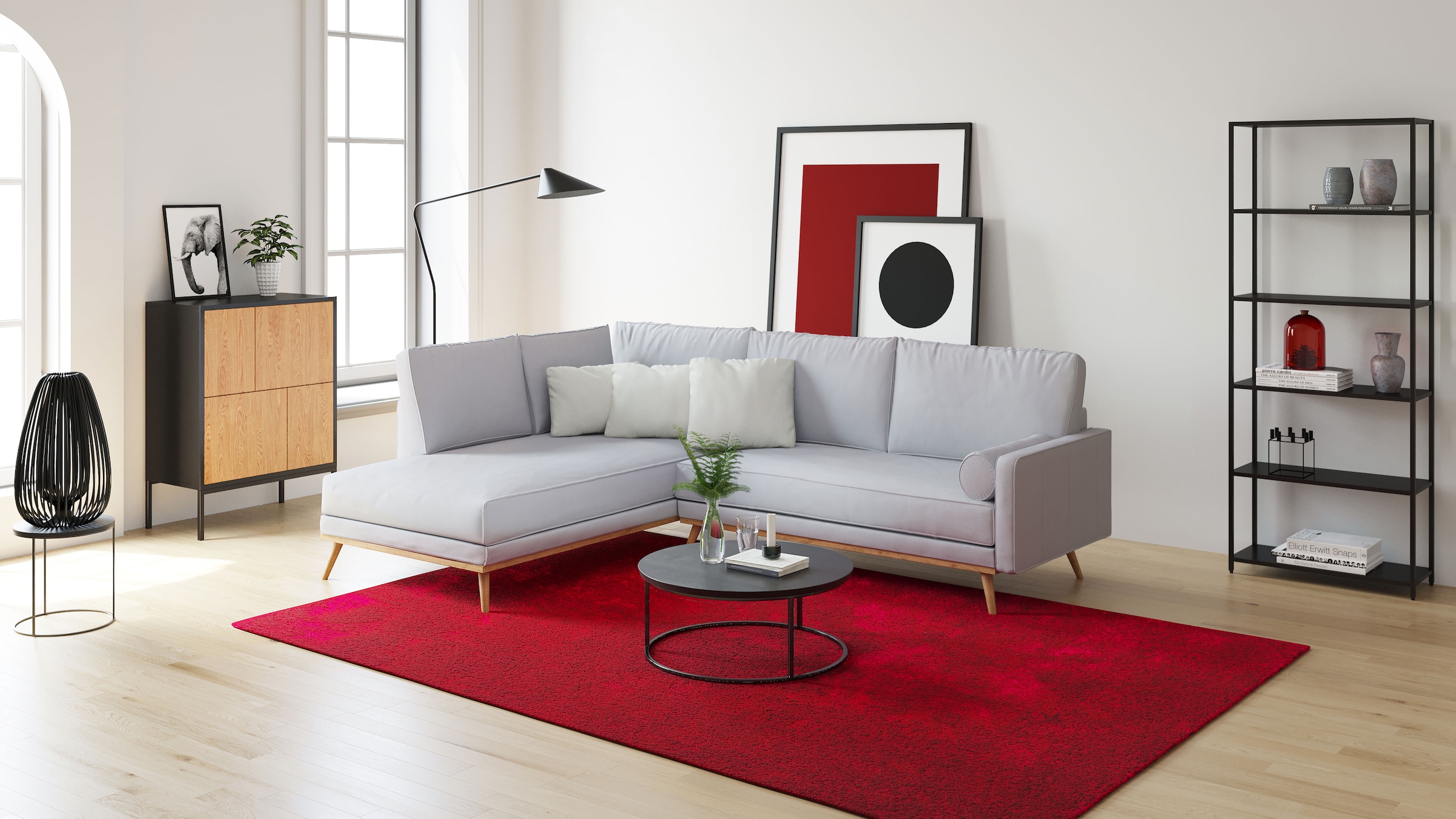 Gino Falcone Hochflor-Teppich »Alessandro«, rechteckig, 25 mm Höhe, besonders weich durch Microfaser, ideal im Wohnzimmer & Schlafzimmer