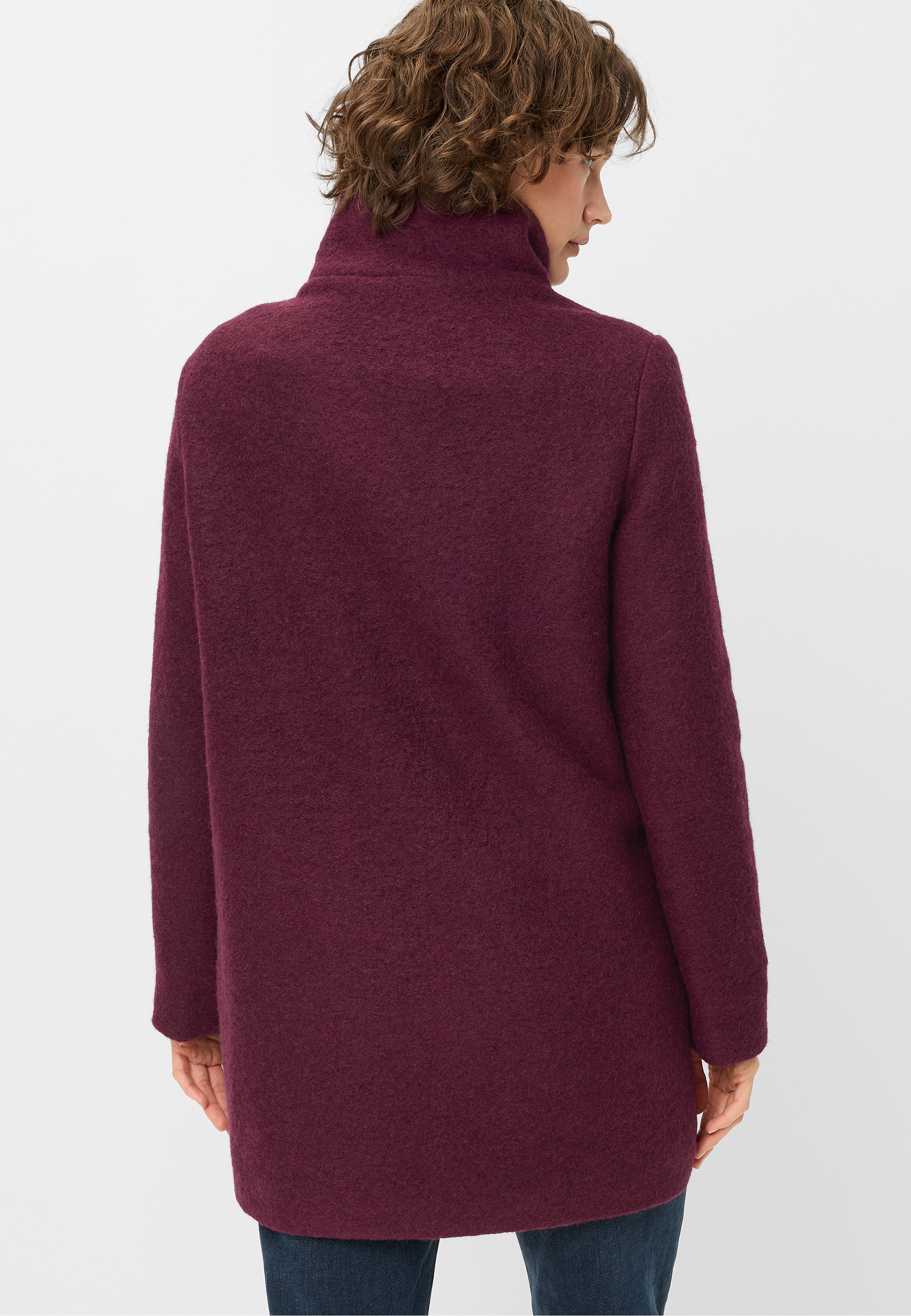 Fuchs Schmitt Wollmantel Stehkragen, Regular Fit, Wollmix