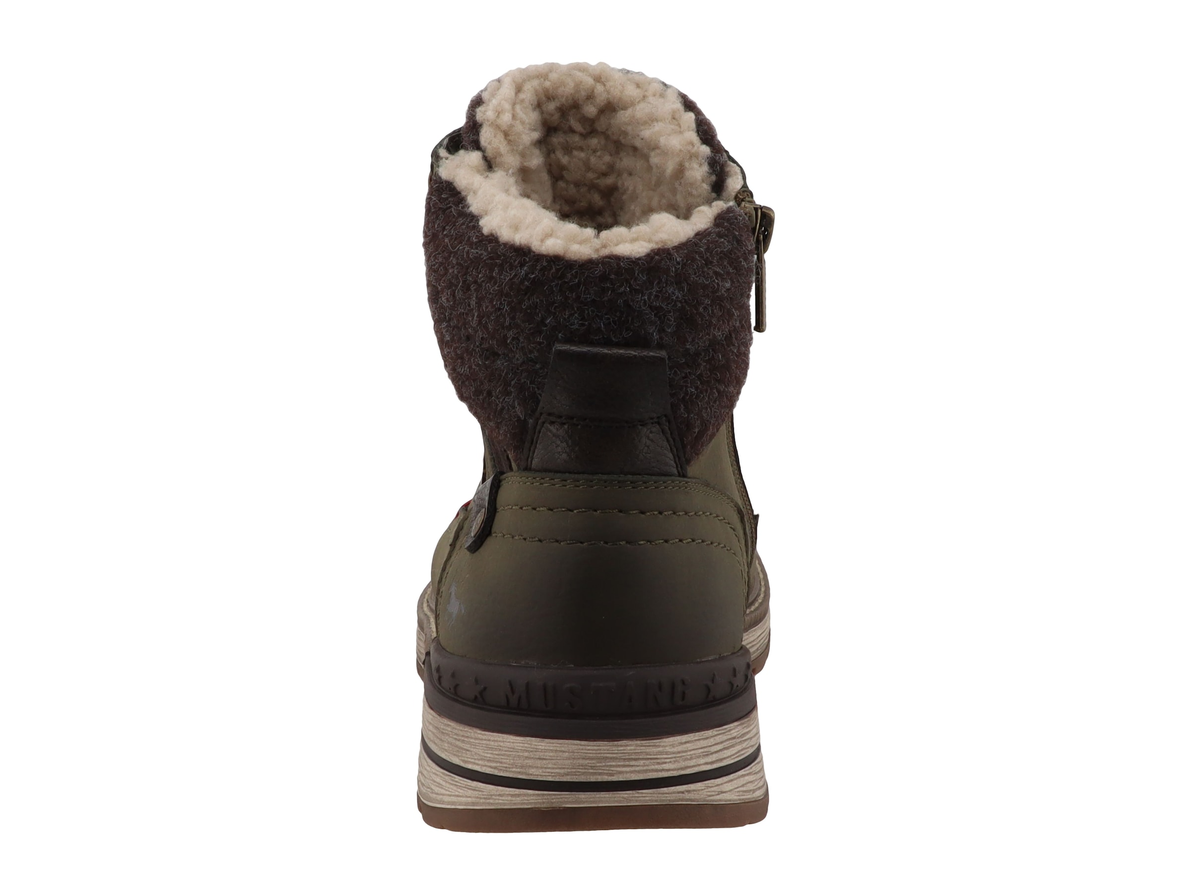 Mustang Shoes Winterboots »Stiefelette«  Schnürboots mit Ziernähten und Kontrast-Rahmennaht