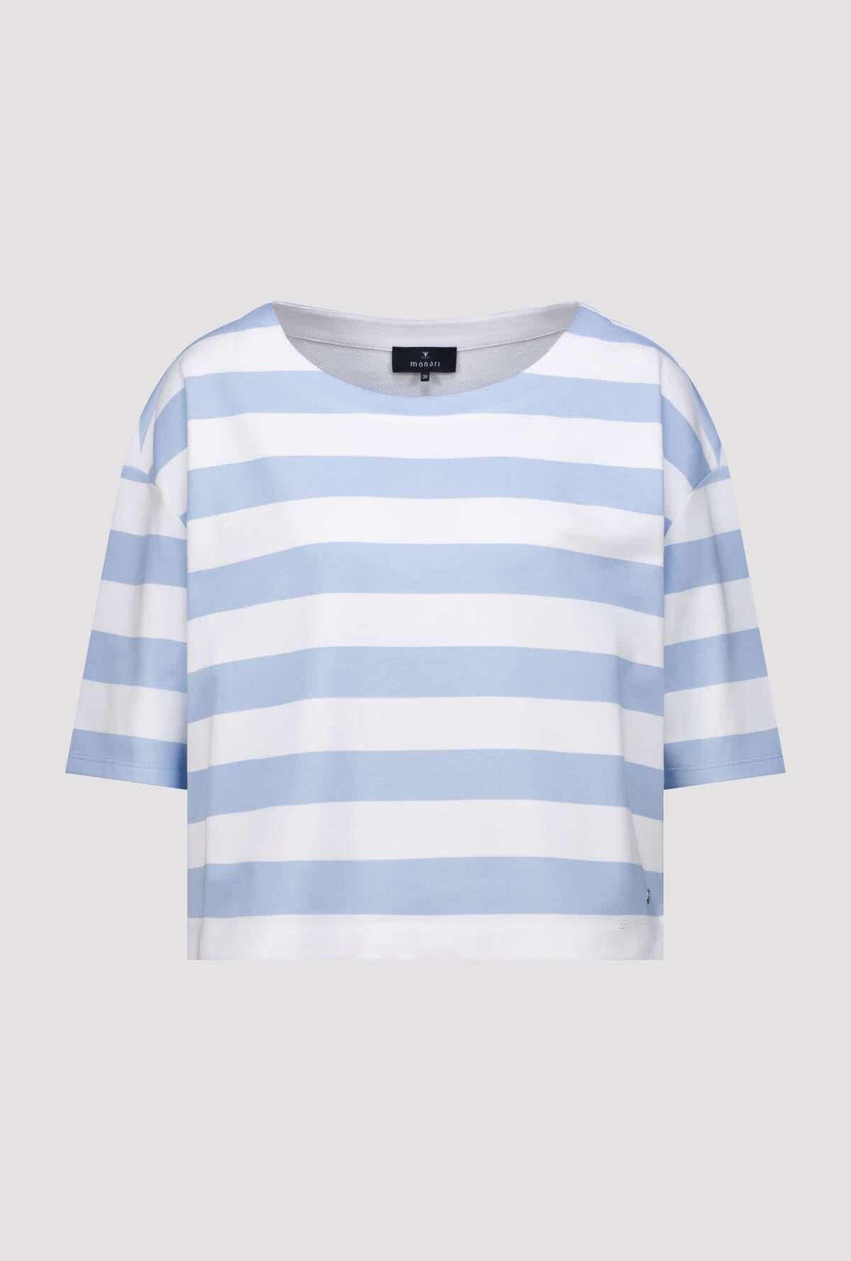 Monari Sweatshirt »Sweatshirt Basic Ringel«, Regular fit mit Streifen
