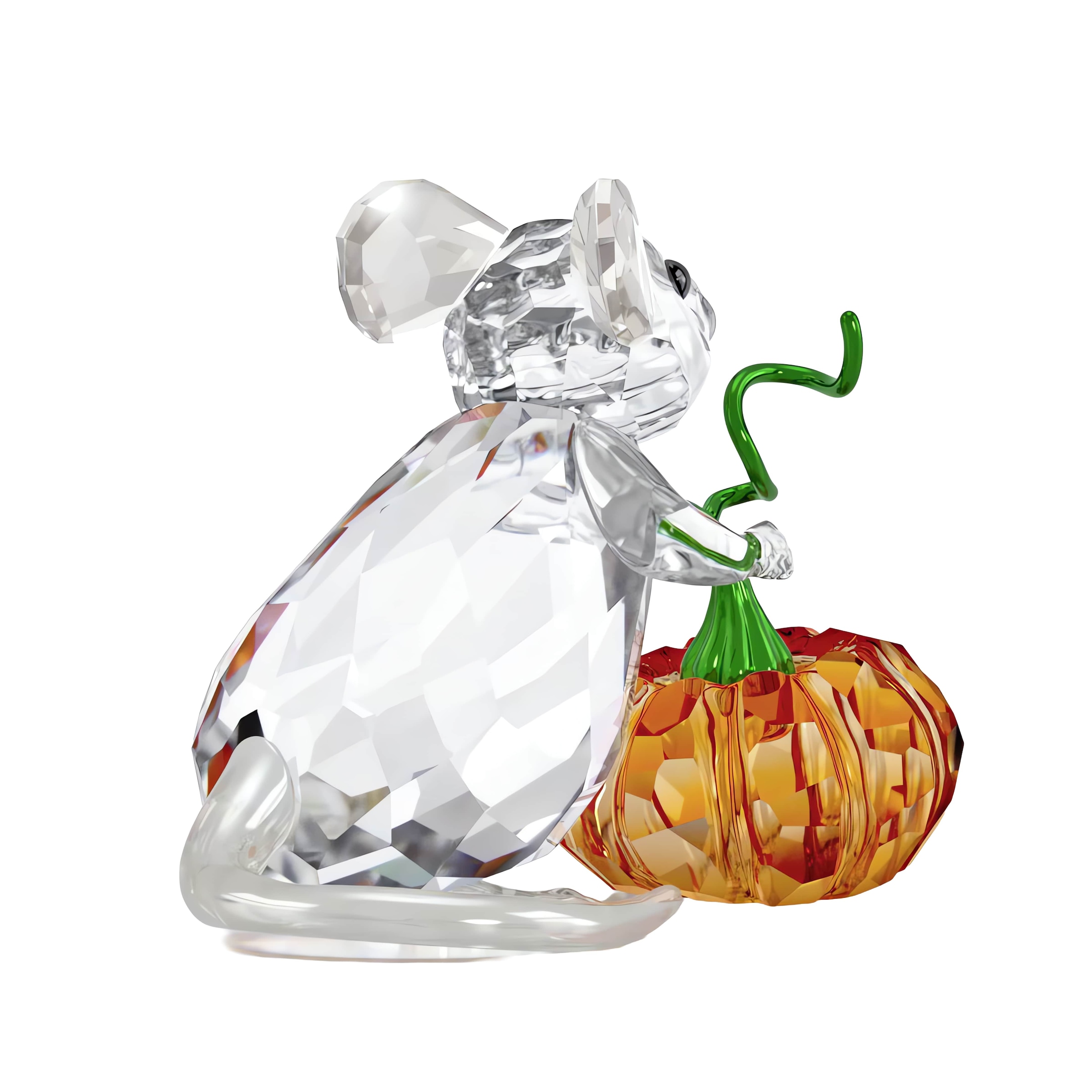 Swarovski Dekofigur »Kristallfigur Sammelfigur IDYLLIA Maus und Kürbis« Swarovski® Kristall