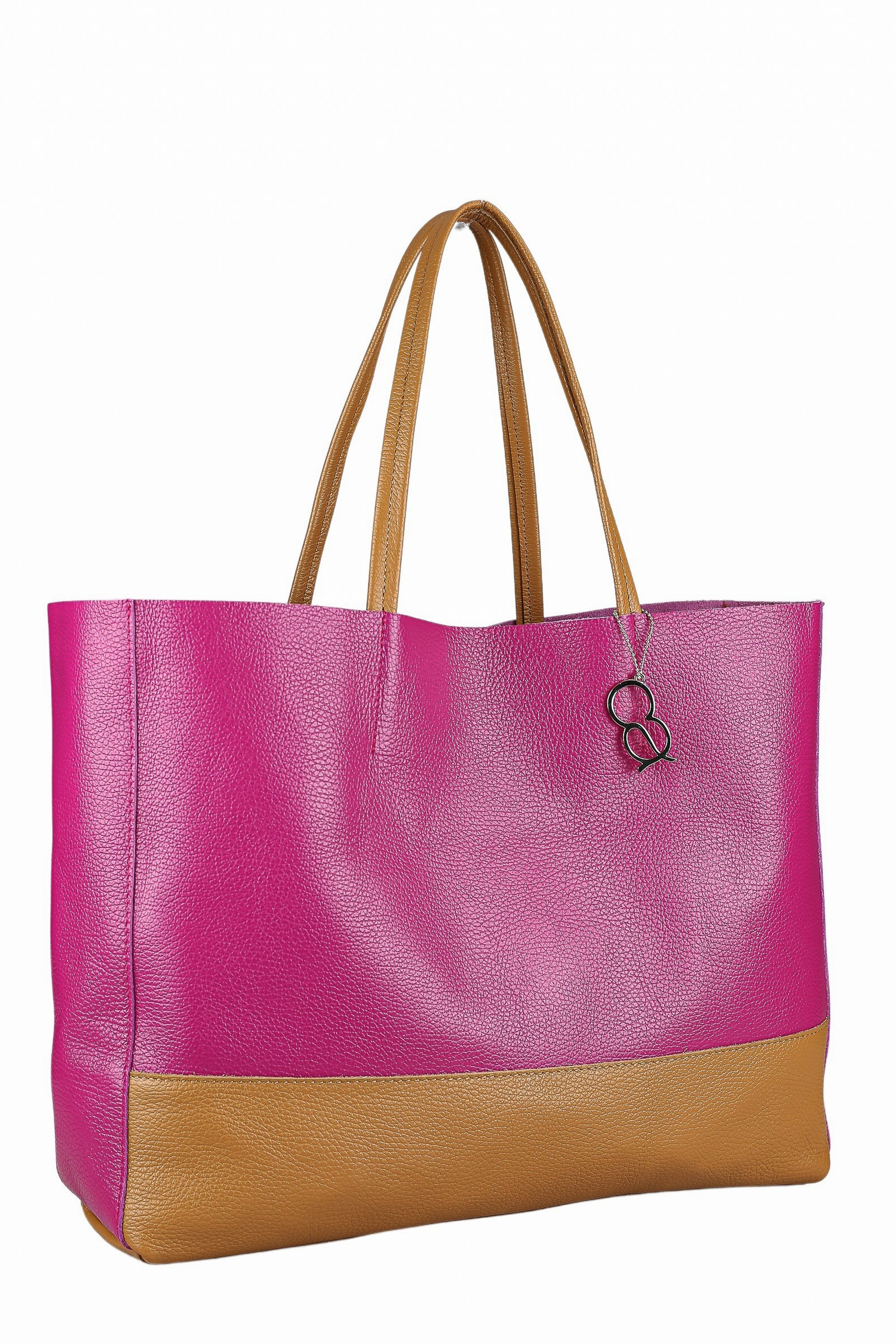 COLLEZIONE ALESSANDRO Schultertasche "Barb", Echt Leder, Made in Italy
