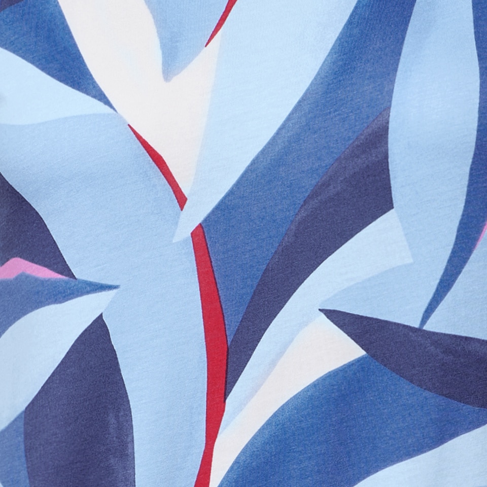 Cecil Print-Shirt, mit Elastiksaum