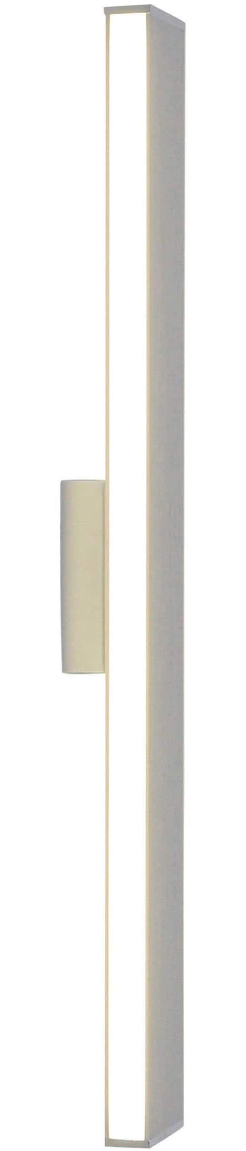 Weiß LED flammig-flammig, | Kunststoff aus und in integ. 60 cm Aluminium 1 näve lang, BAUR und Wandleuchte »Dubai«, Silber