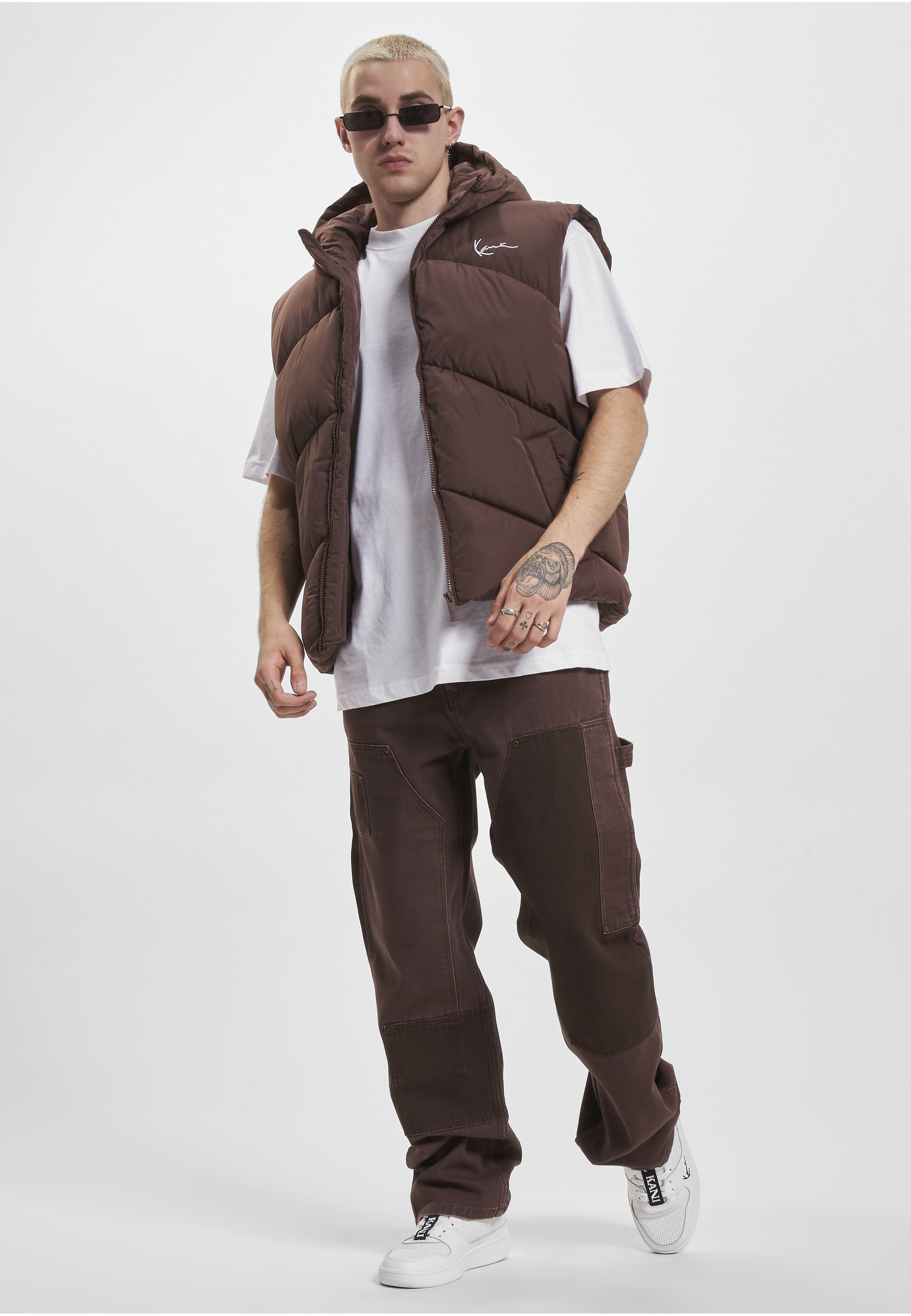 Karl Kani Steppweste »Karl Kani Unisex KM234-027-1 KK Chest Signature Puffer Vest«