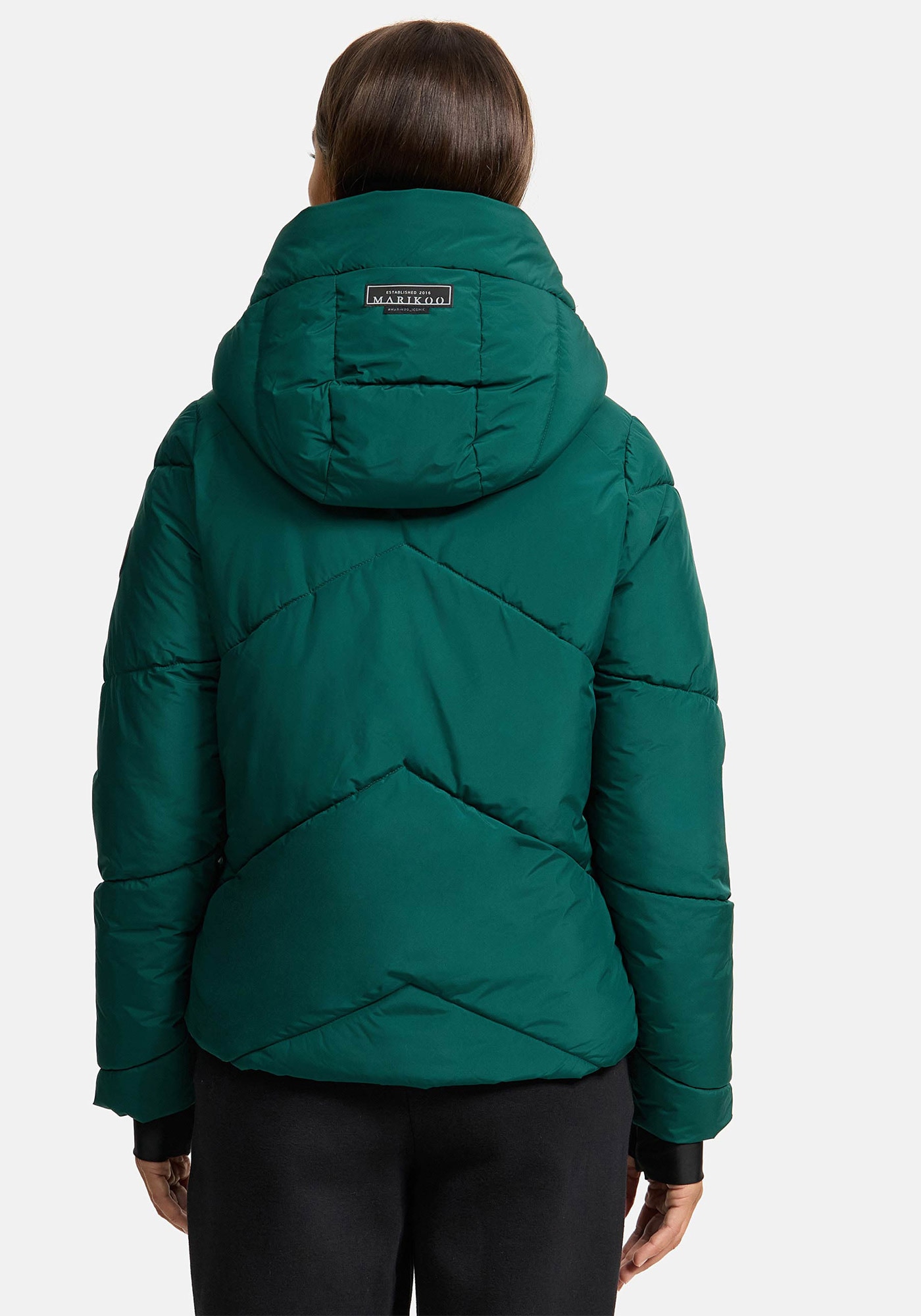 Marikoo Winterjacke »Simaraa«, mit abnehmbarem Kunstfellkragen