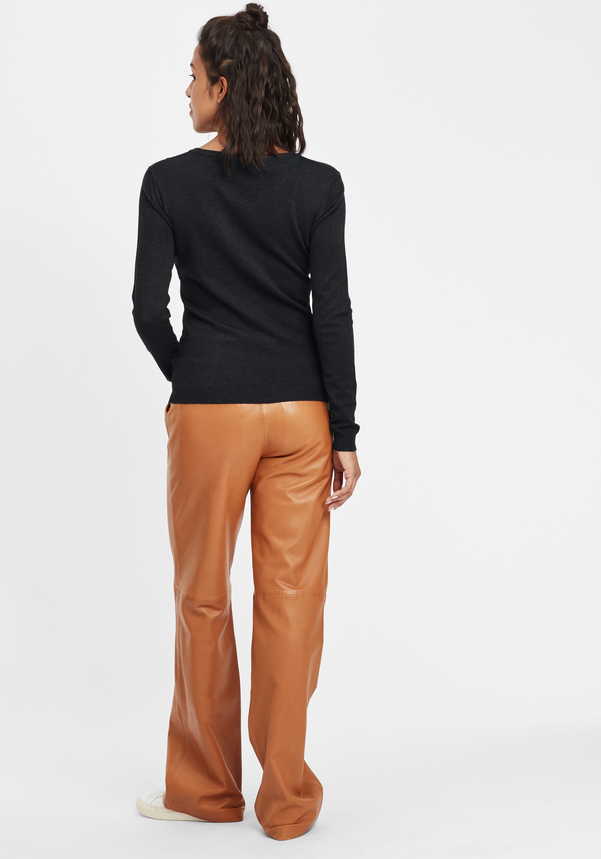 OXMO Strickfleece-Pullover »Strickpullover OXEdda«