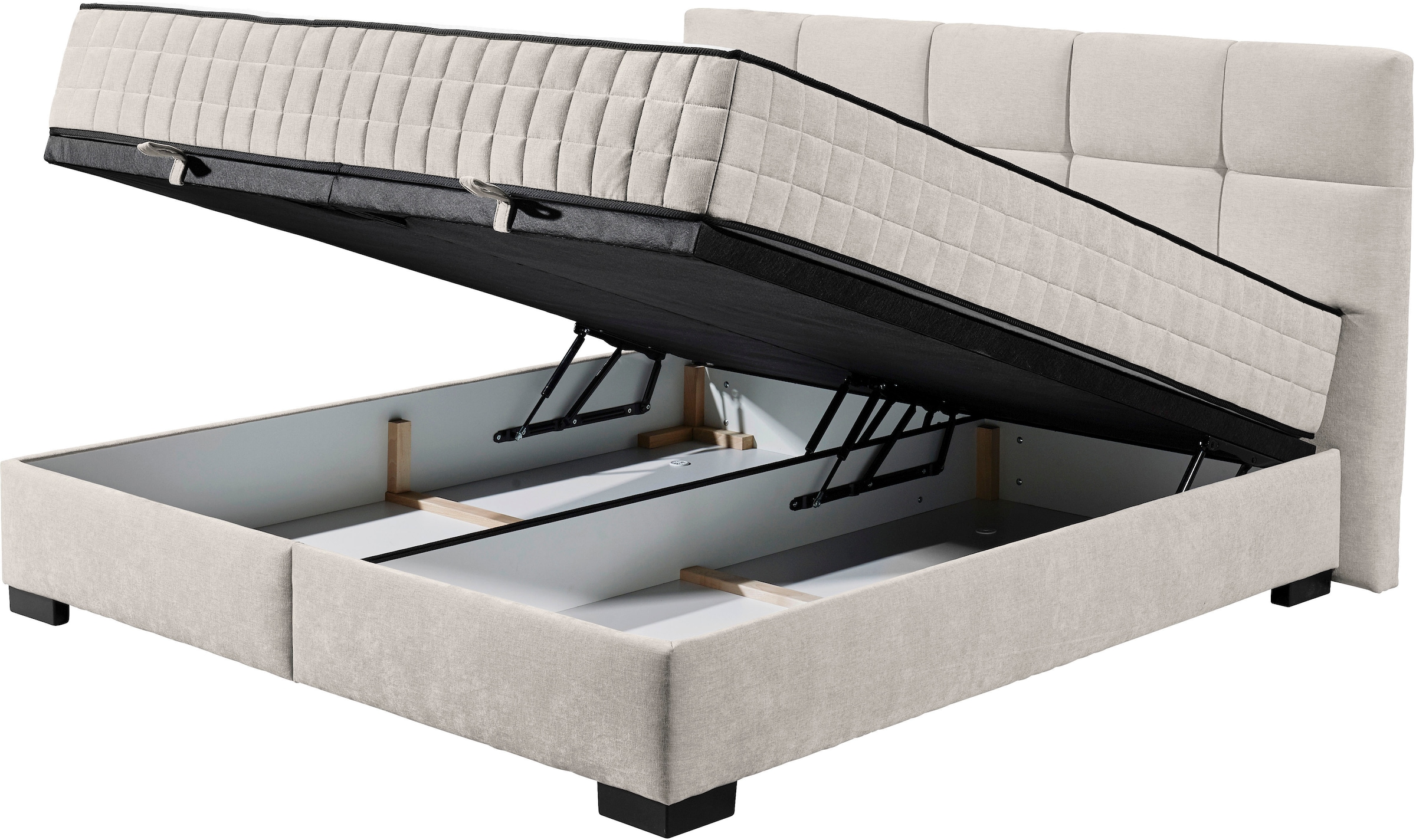 ED EXCITING DESIGN Boxbett »Nagol«, mit Bettkasten, mit Wendematratze, erhältlich in verschiedenen Breiten