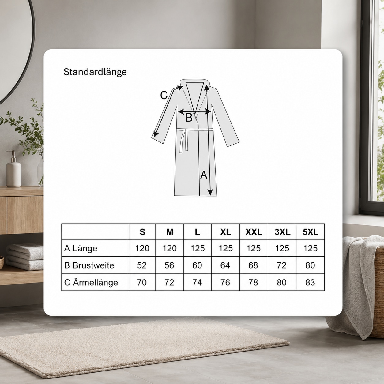 Bruno Banani Unisex-Bademantel »Daniel, ideal für Sauna & Spa, Hotelbademantel, Morgenmantel« 1 Stk. Damen & Herren Bademantel, lang, mit Taschen, S-5XL