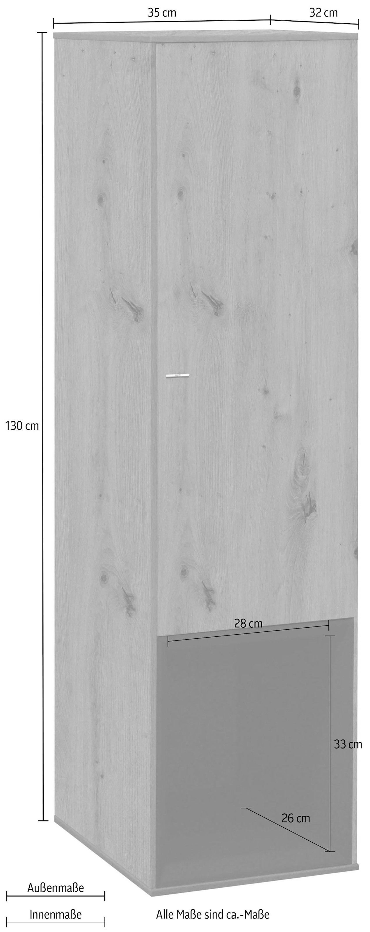 | Breite 35 BAUR Mäusbacher Hängevitrine »Frame«,