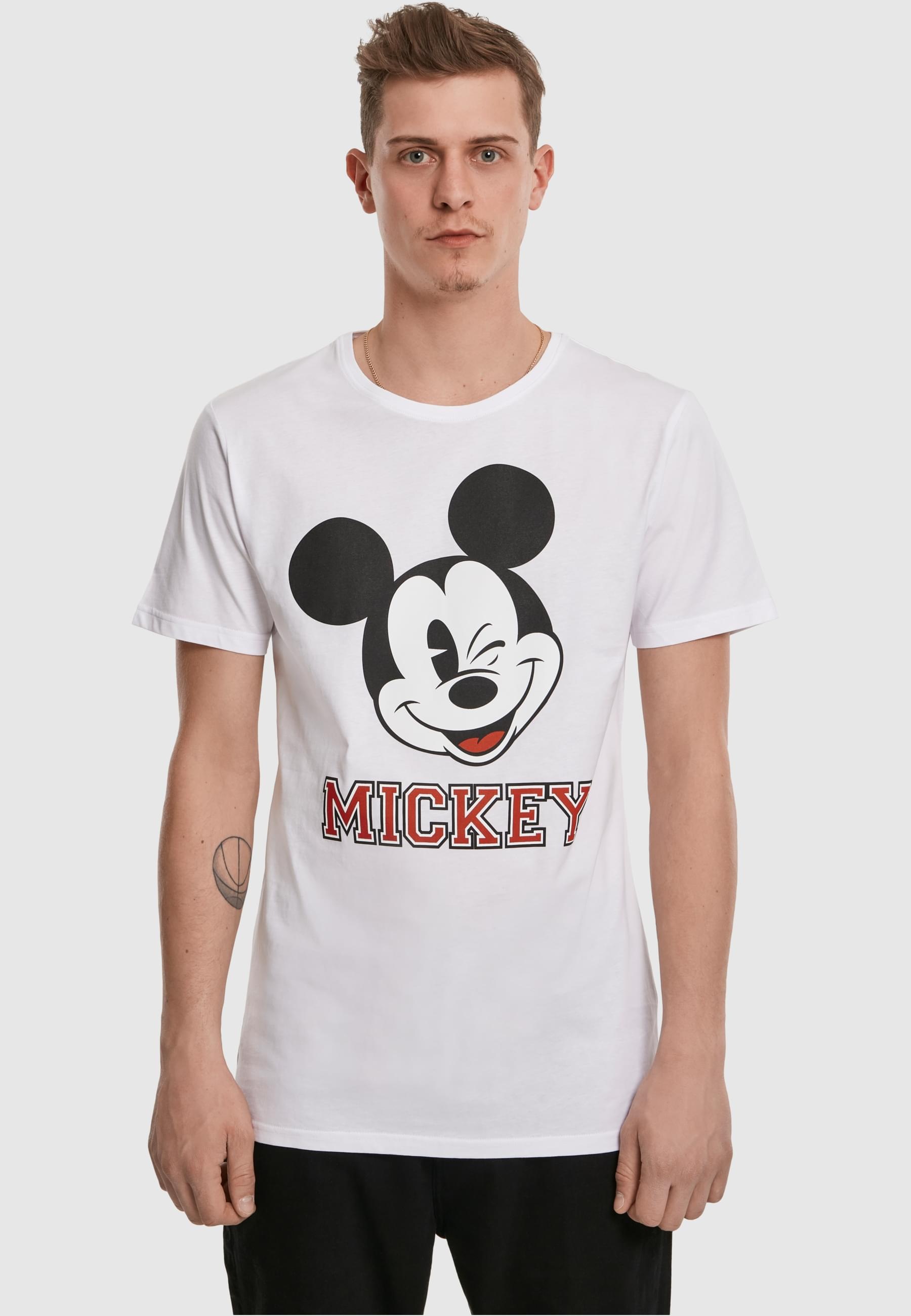 Merchcode T-Shirt »Merchcode Herren Mickey College Tee«, (1 tlg.)