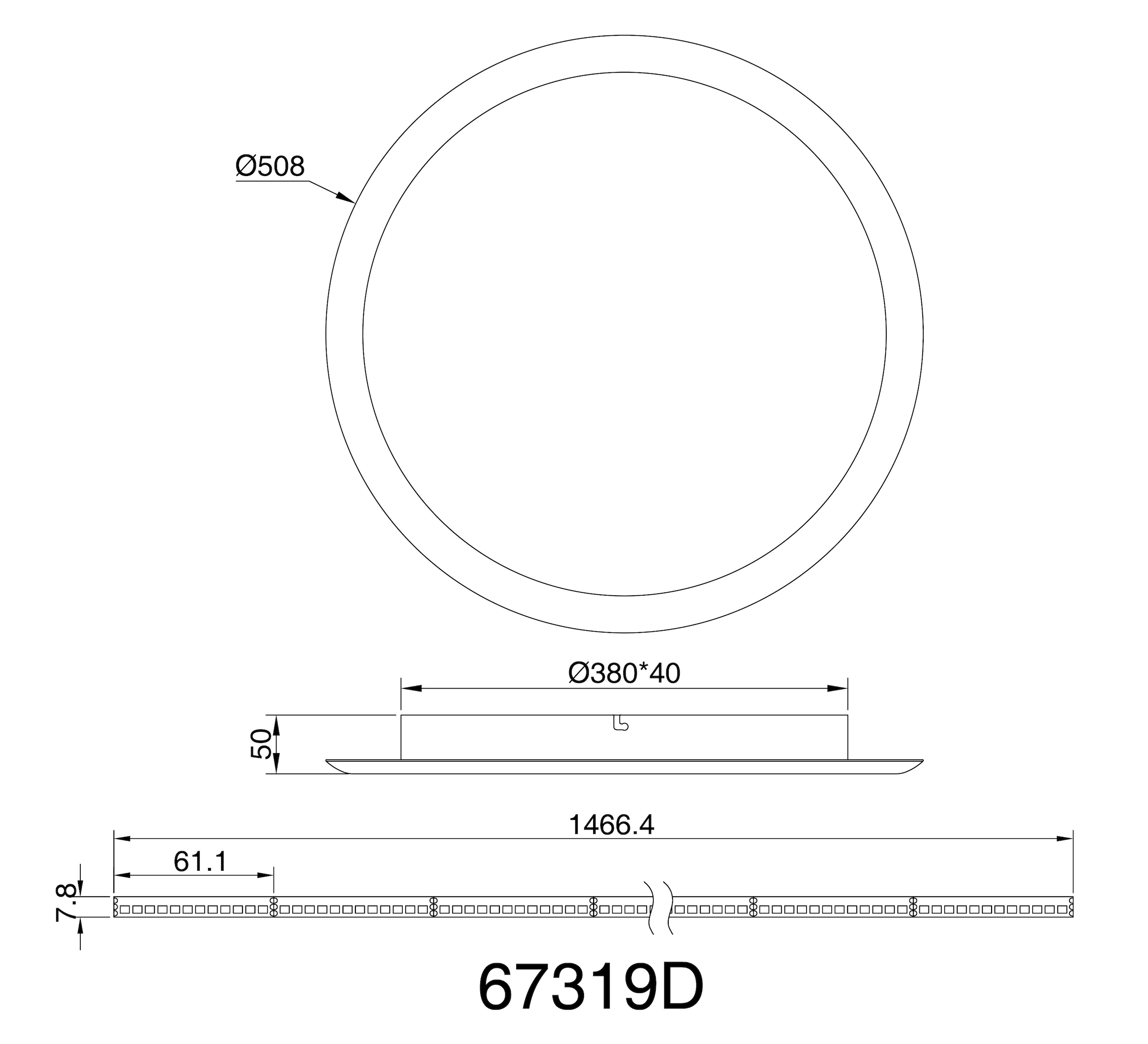 GLOBO LIGHTING LED Deckenleuchte »SUNA«, Leuchtmittel LED-Modul | LED fest integriert, Deckenlampe/schwarz/Farben fixierbar/CCT 2700-6000K