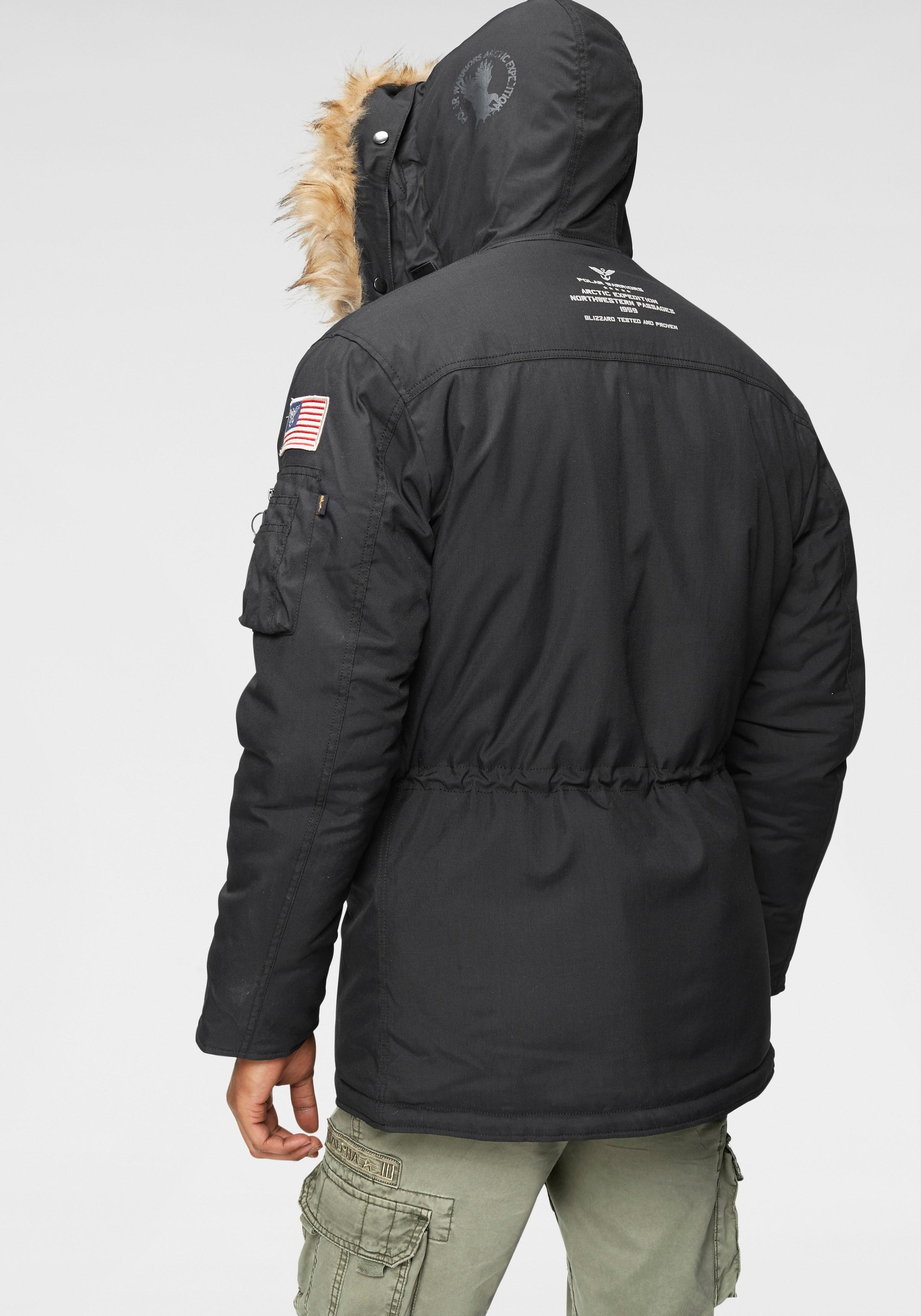 Alpha Industries Parka "POLAR JACKET", mit Kapuze günstig online kaufen