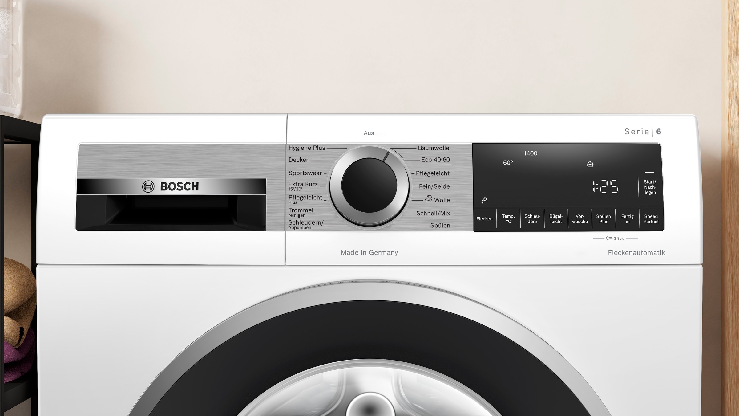 BOSCH Waschmaschine Serie 6 "WGG244120" 9 kg 1400 U/min