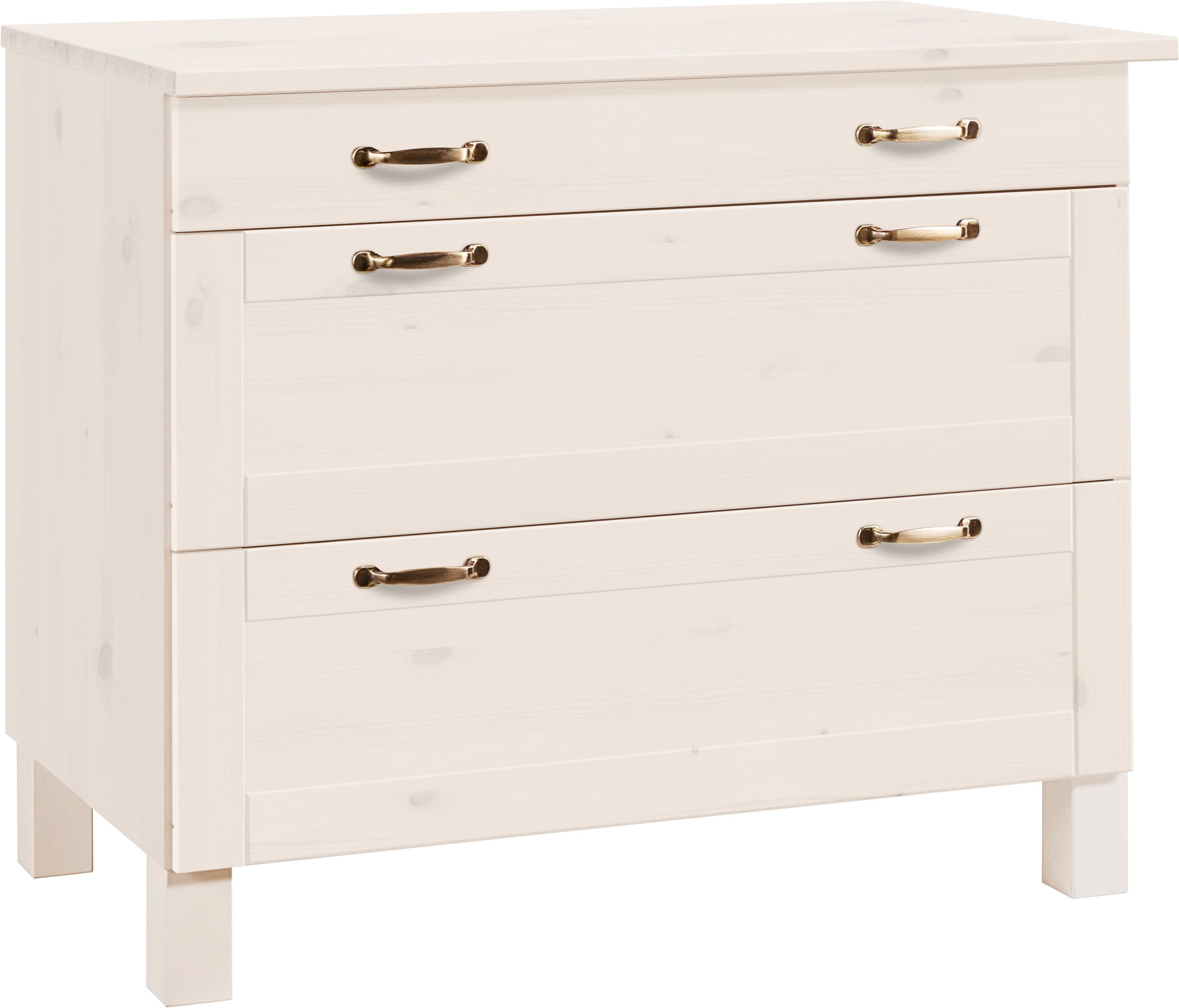 Home affaire Unterschrank "Alby" Breite 100 cm, 3 Schubladen