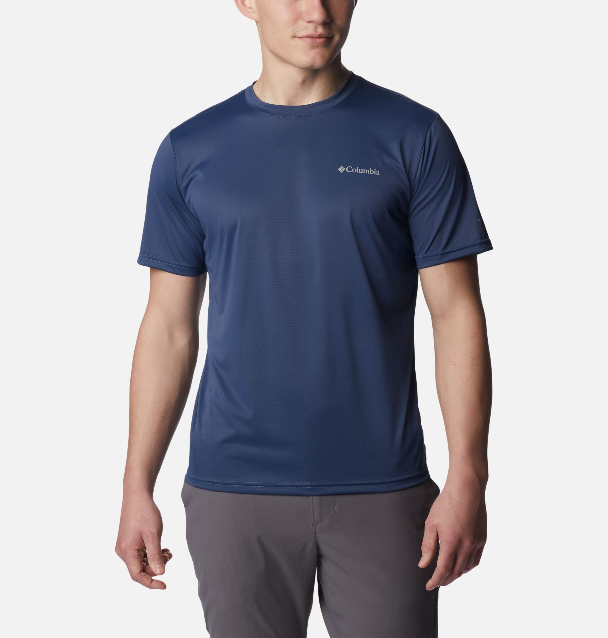 Columbia Funktionsshirt Kurzarm-Design, feuchtigkeitstransportierendes Gewebe, aus Polyester