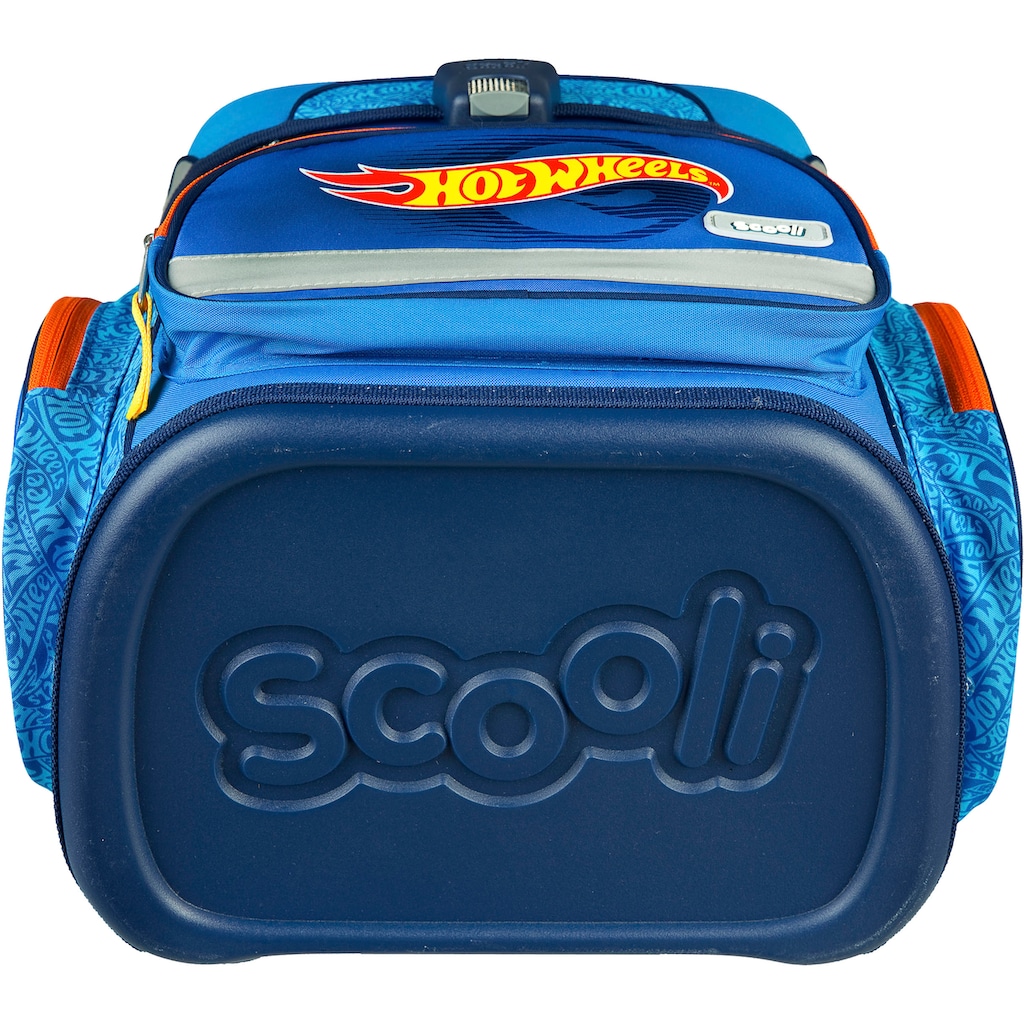 Scooli Schulranzen »EasyFit, Hot Wheels«, Reflektoren