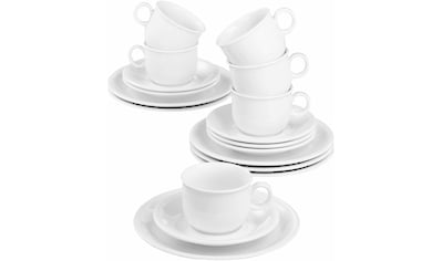 Kaffeeservice »Geschirr-Set, Service Compact«, (Set, 18 tlg.)