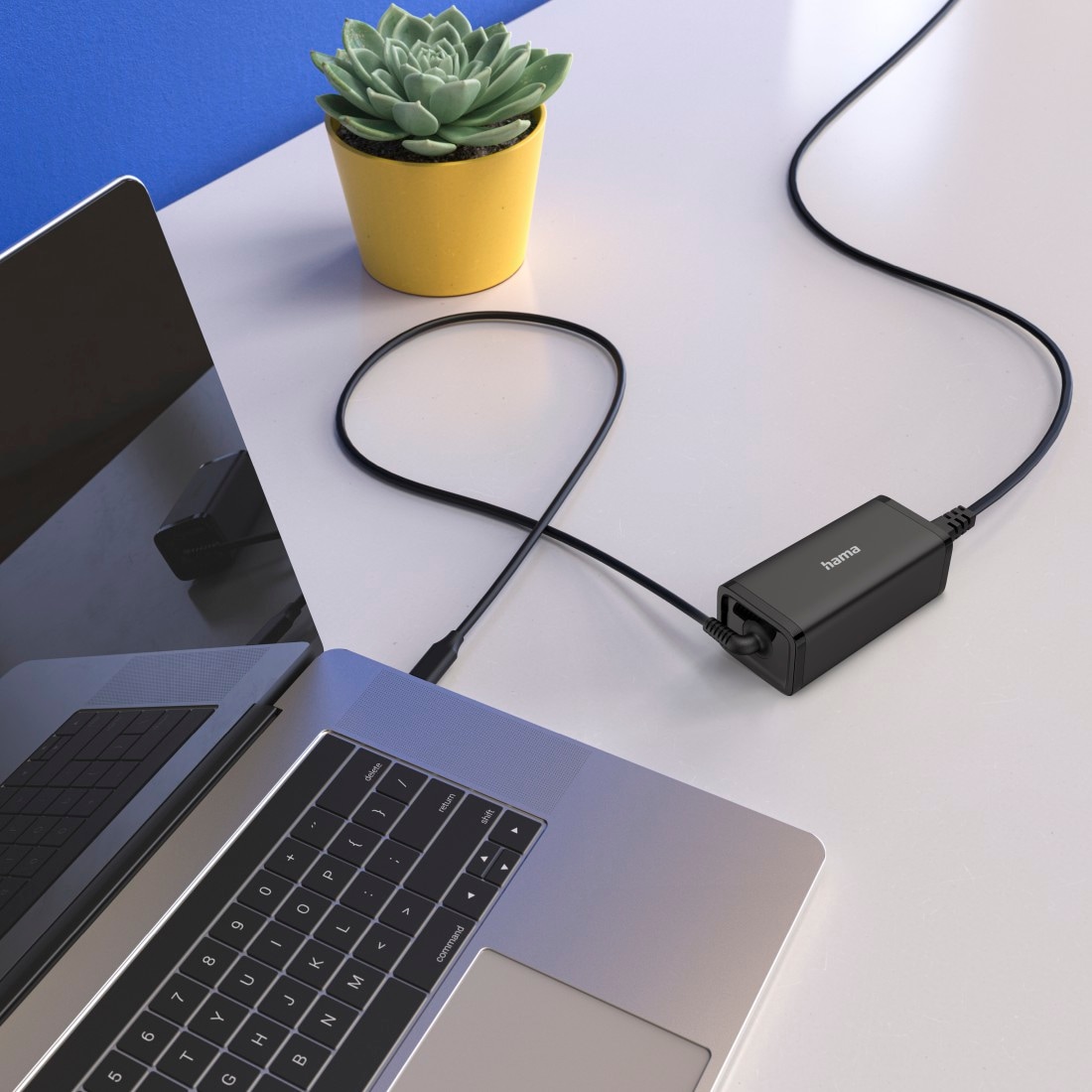 Hama Notebook-Netzteil »Laptop-Ladekabel 5-20V/100W, Universal, USB-C, GaN, Power Delivery«