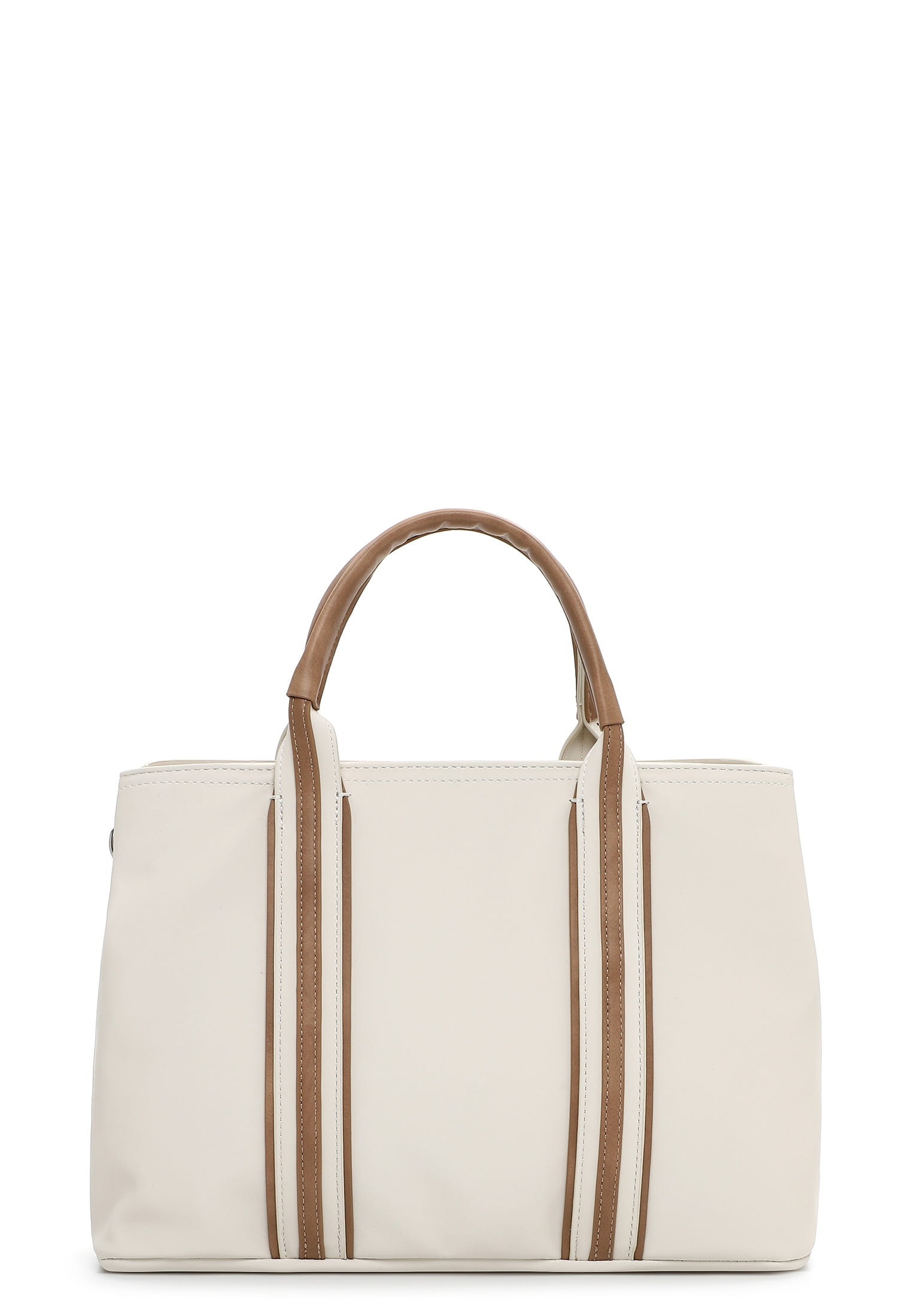 Shopper TAMARIS "Shopper TAS Kirsten", Damen, Gr. B/H/T: 34,5cm x 22,5cm x 12cm 0, beige (beige 400), Polyurethan, Taschen Shopper 2