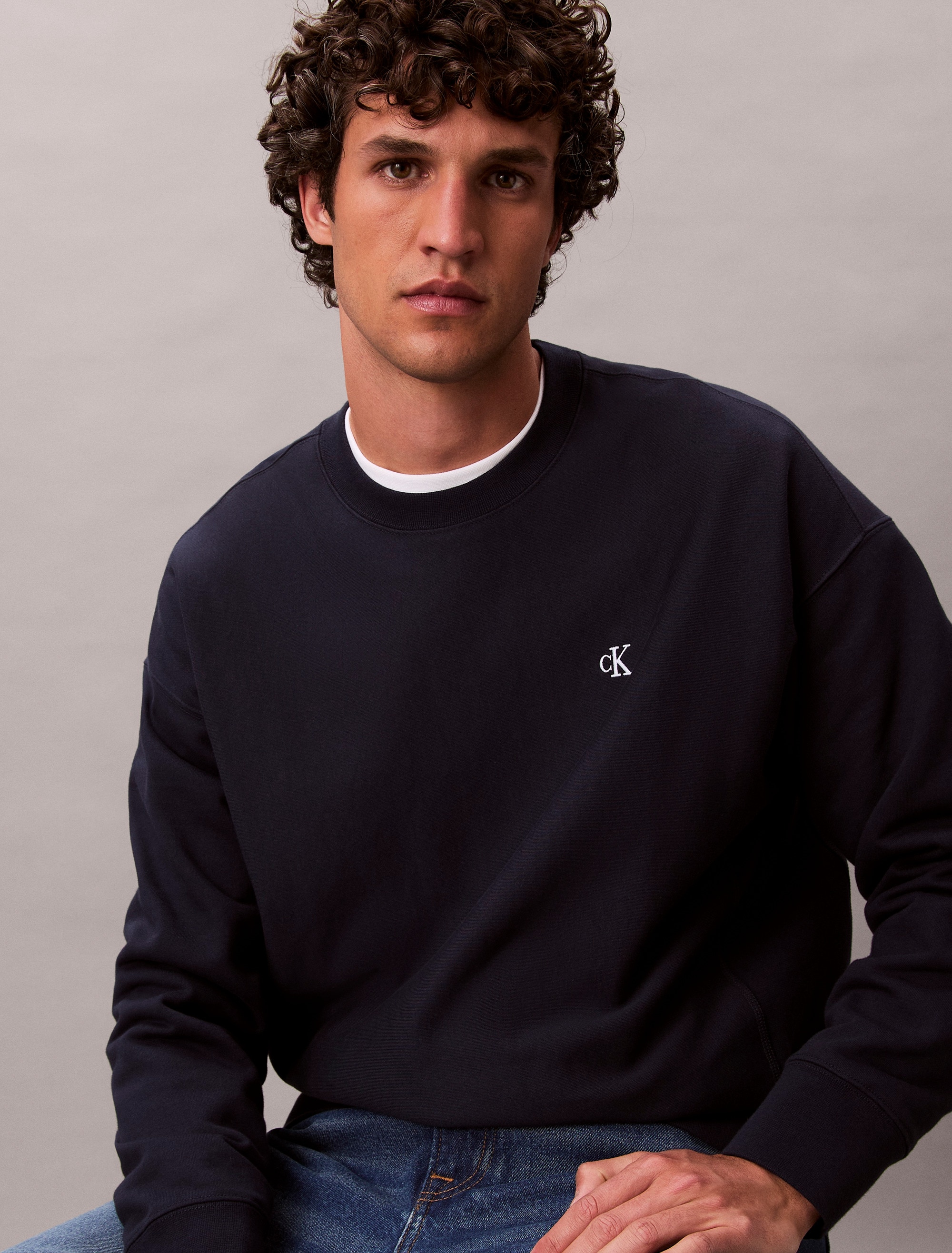 Calvin Klein Jeans Sweatshirt, regular fit, Rundhalsausschnitt